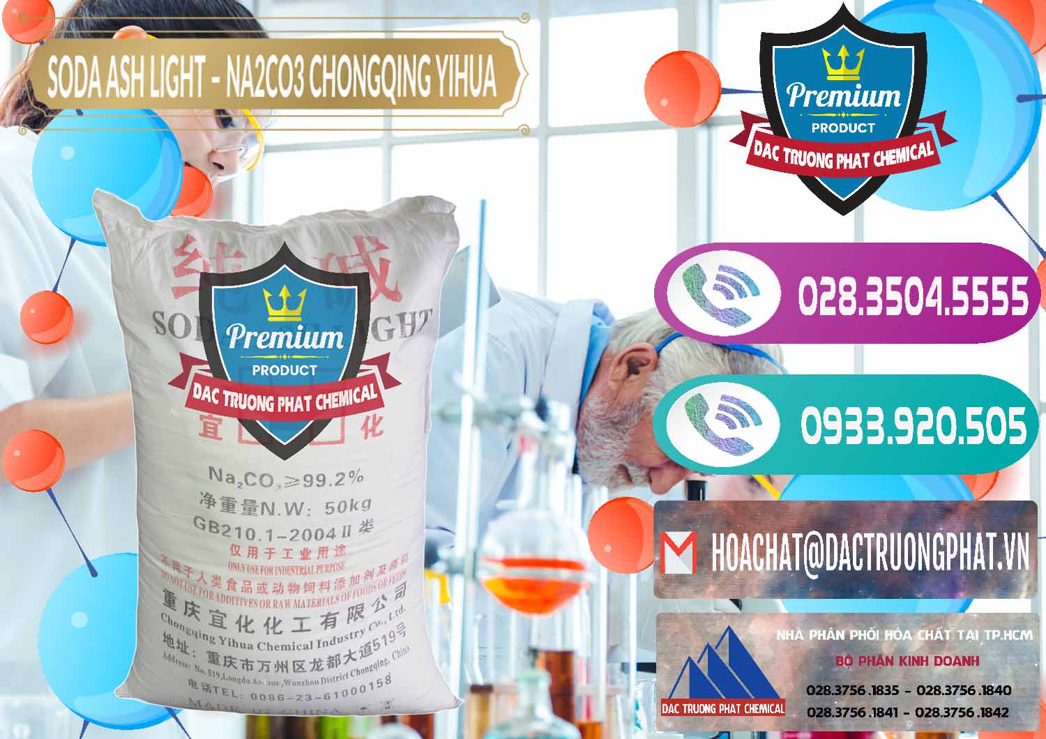 Nơi bán & phân phối Soda Ash Light - NA2CO3 Chongqing Yihua Trung Quốc China - 0129 - Nhà cung cấp & kinh doanh hóa chất tại TP.HCM - hoachatxulynuoc.com