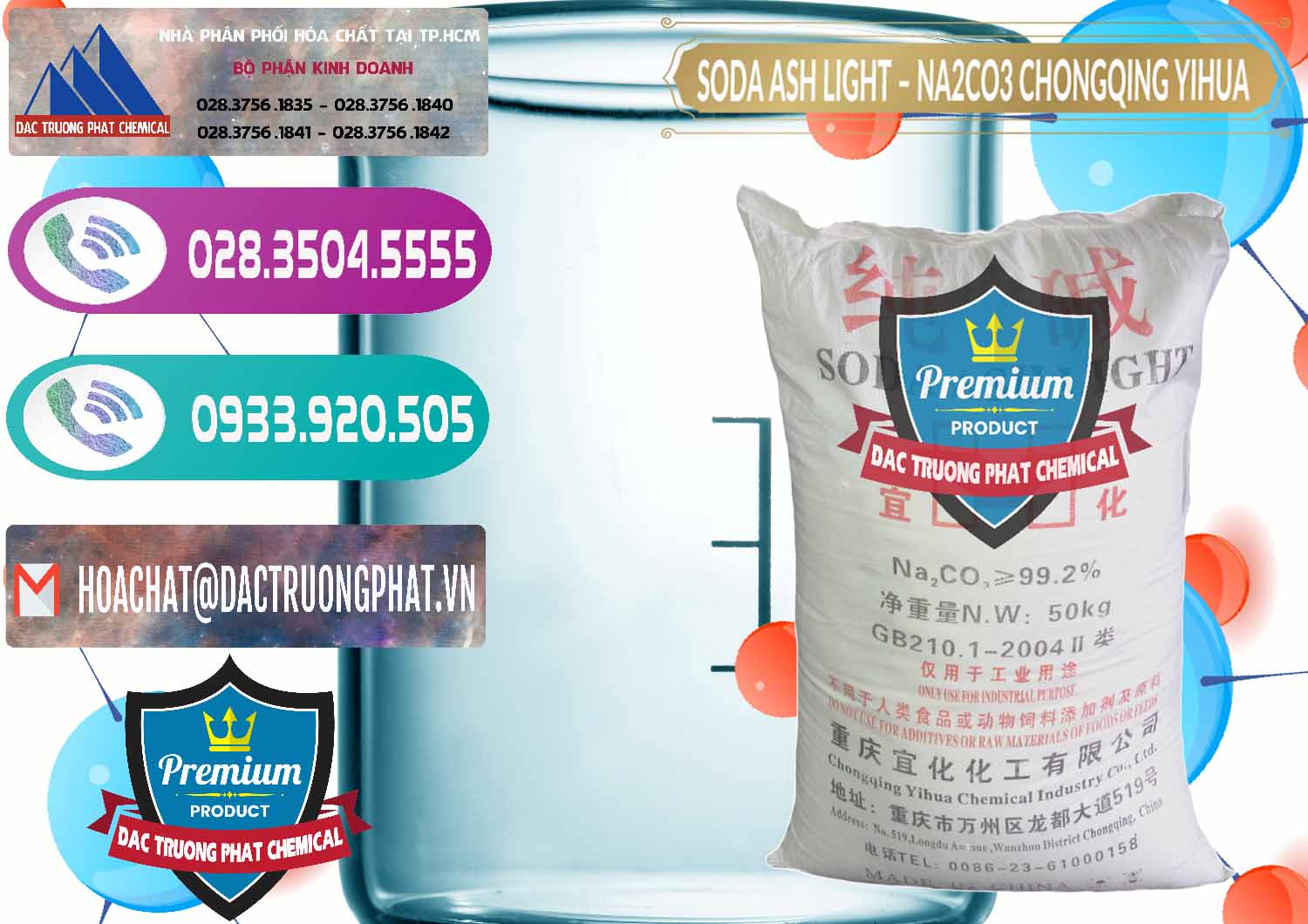 Cty kinh doanh ( bán ) Soda Ash Light - NA2CO3 Chongqing Yihua Trung Quốc China - 0129 - Công ty nhập khẩu và phân phối hóa chất tại TP.HCM - hoachatxulynuoc.com