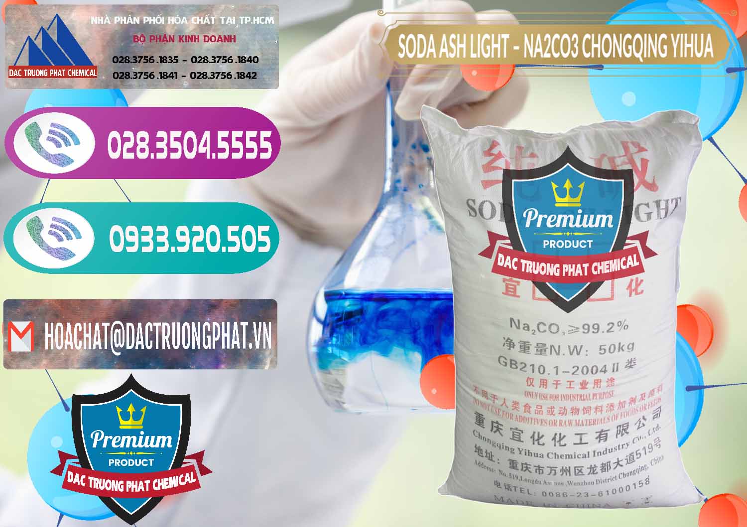 Nơi cung ứng _ bán Soda Ash Light - NA2CO3 Chongqing Yihua Trung Quốc China - 0129 - Công ty chuyên kinh doanh _ cung cấp hóa chất tại TP.HCM - hoachatxulynuoc.com