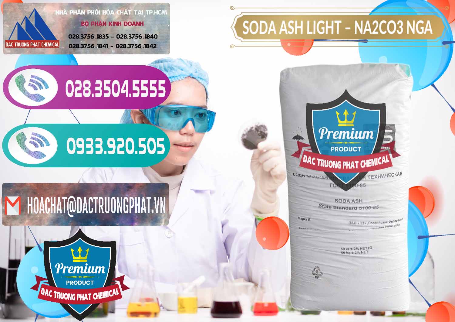 Nhà nhập khẩu ( bán ) Soda Ash Light - NA2CO3 Nga Russia - 0128 - Nơi chuyên nhập khẩu ( phân phối ) hóa chất tại TP.HCM - hoachatxulynuoc.com
