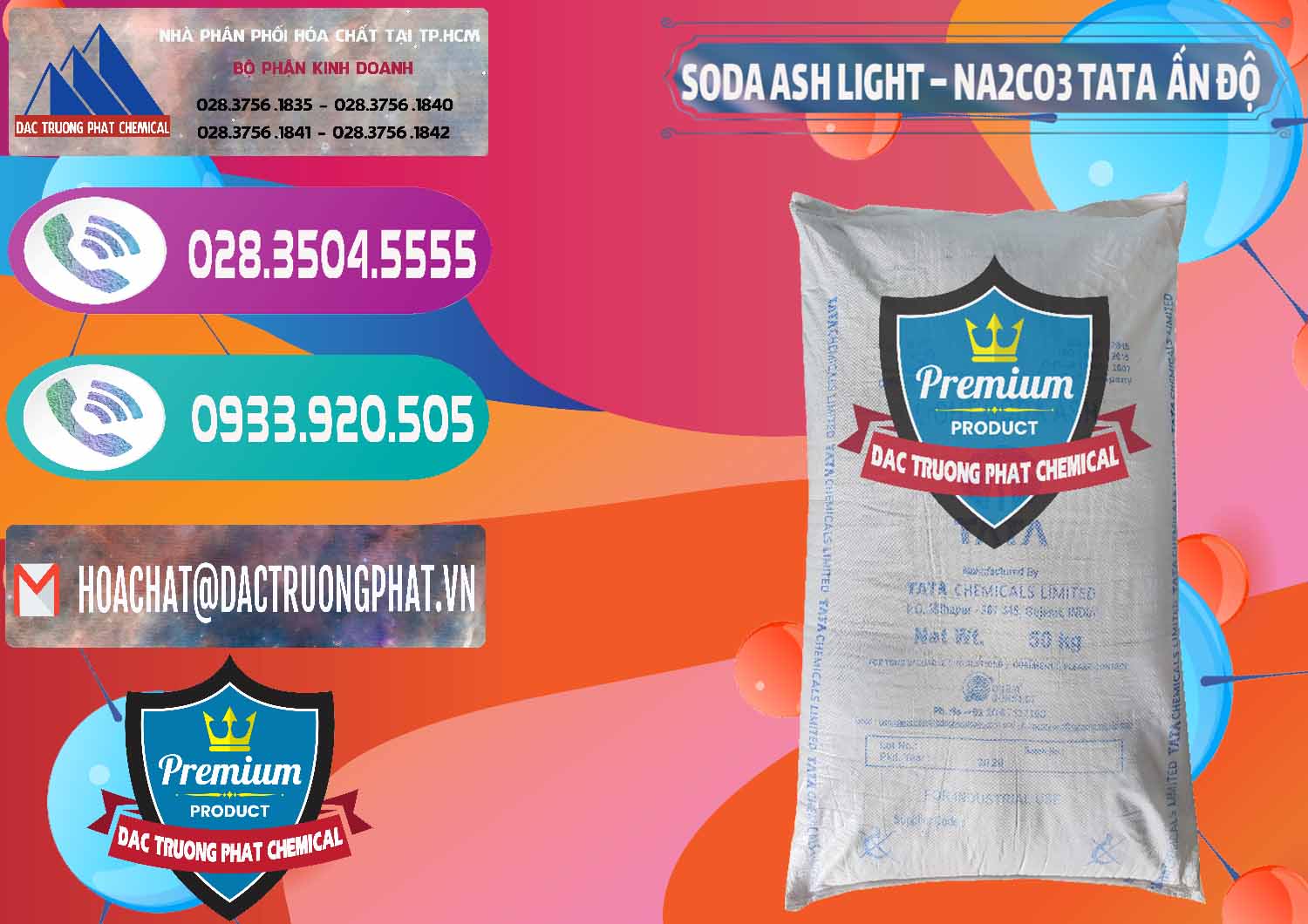 Cty cung ứng _ bán Soda Ash Light - NA2CO3 TATA Ấn Độ India - 0132 - Nơi chuyên kinh doanh - phân phối hóa chất tại TP.HCM - hoachatxulynuoc.com