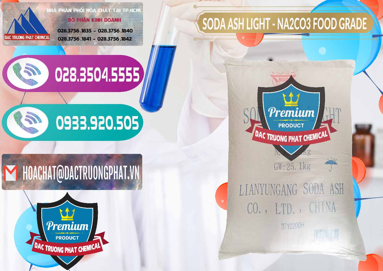 Soda Ash Light – NA2CO3 Food Grade Trung Quốc China Chuyên bán và cung ứng Soda Ash Light – NA2CO3 Food Grade Trung Quốc China - 0127 - Đơn vị cung cấp ( phân phối ) hóa chất tại TP.HCM - hoachatxulynuoc.com