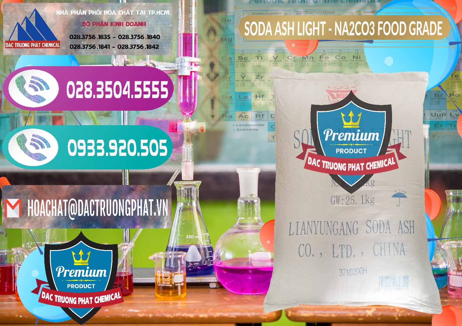 Soda Ash Light – NA2CO3 Food Grade Trung Quốc China Chuyên bán và phân phối Soda Ash Light – NA2CO3 Food Grade Trung Quốc China - 0127 - Nhập khẩu & phân phối hóa chất tại TP.HCM - hoachatxulynuoc.com