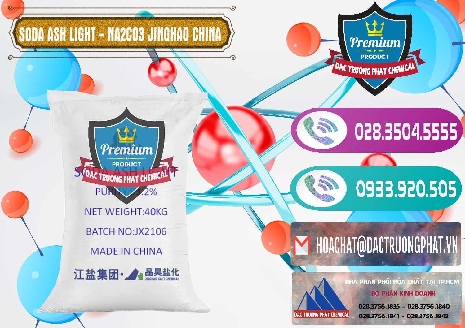 Đơn vị chuyên phân phối ( bán ) Soda Ash Light - NA2CO3 Jinghao Trung Quốc China - 0339 - Nơi phân phối & nhập khẩu hóa chất tại TP.HCM - hoachatxulynuoc.com