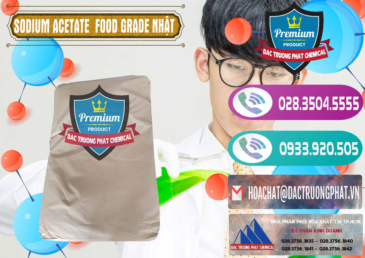 Công ty nhập khẩu & bán Sodium Acetate - Natri Acetate Food Grade Nhật Bản Japan - 0456 - Cty cung cấp _ kinh doanh hóa chất tại TP.HCM - hoachatxulynuoc.com