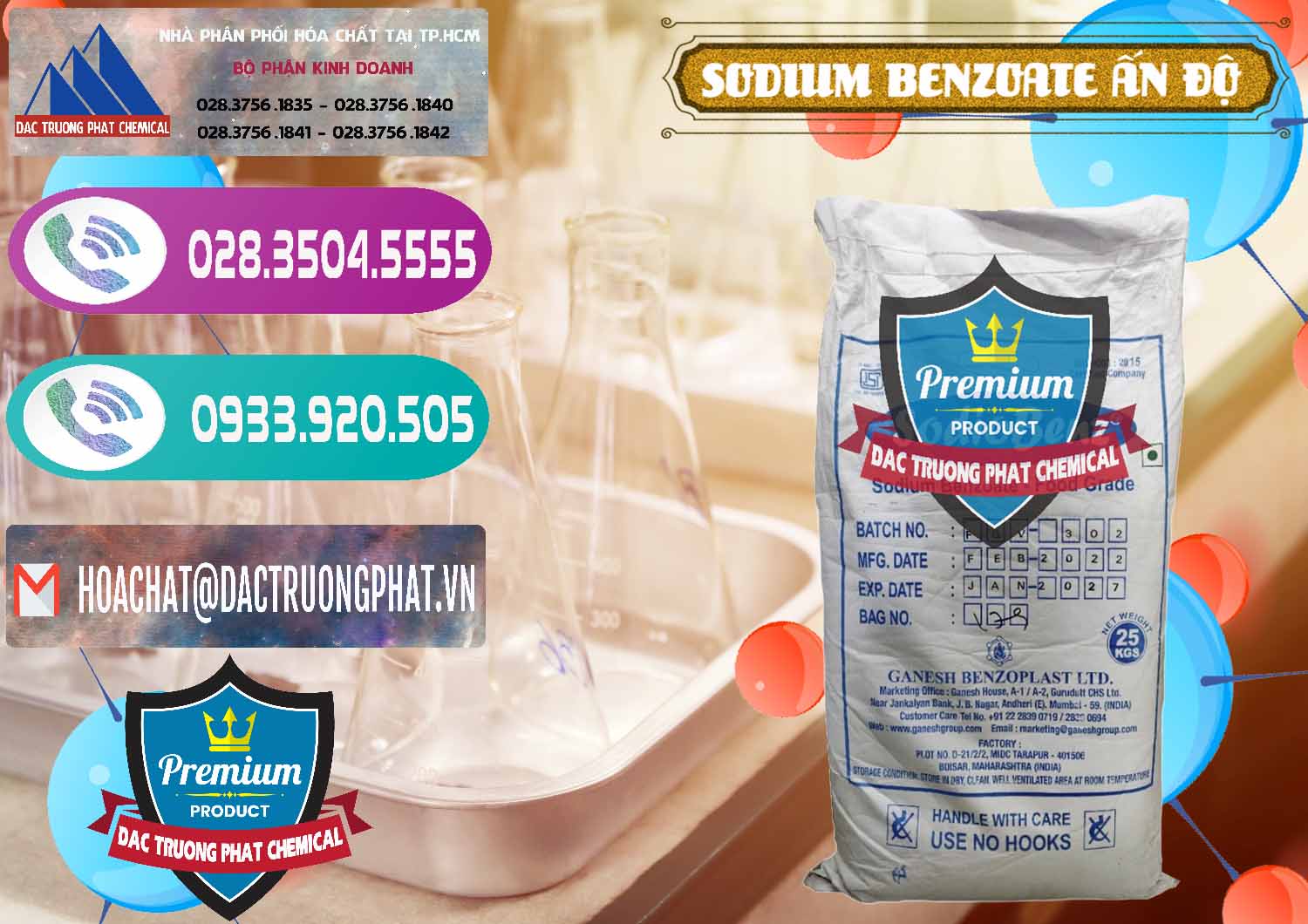 Chuyên bán và cung ứng Sodium Benzoate - Mốc Bột Ấn Độ India - 0361 - Nơi chuyên bán _ phân phối hóa chất tại TP.HCM - hoachatxulynuoc.com