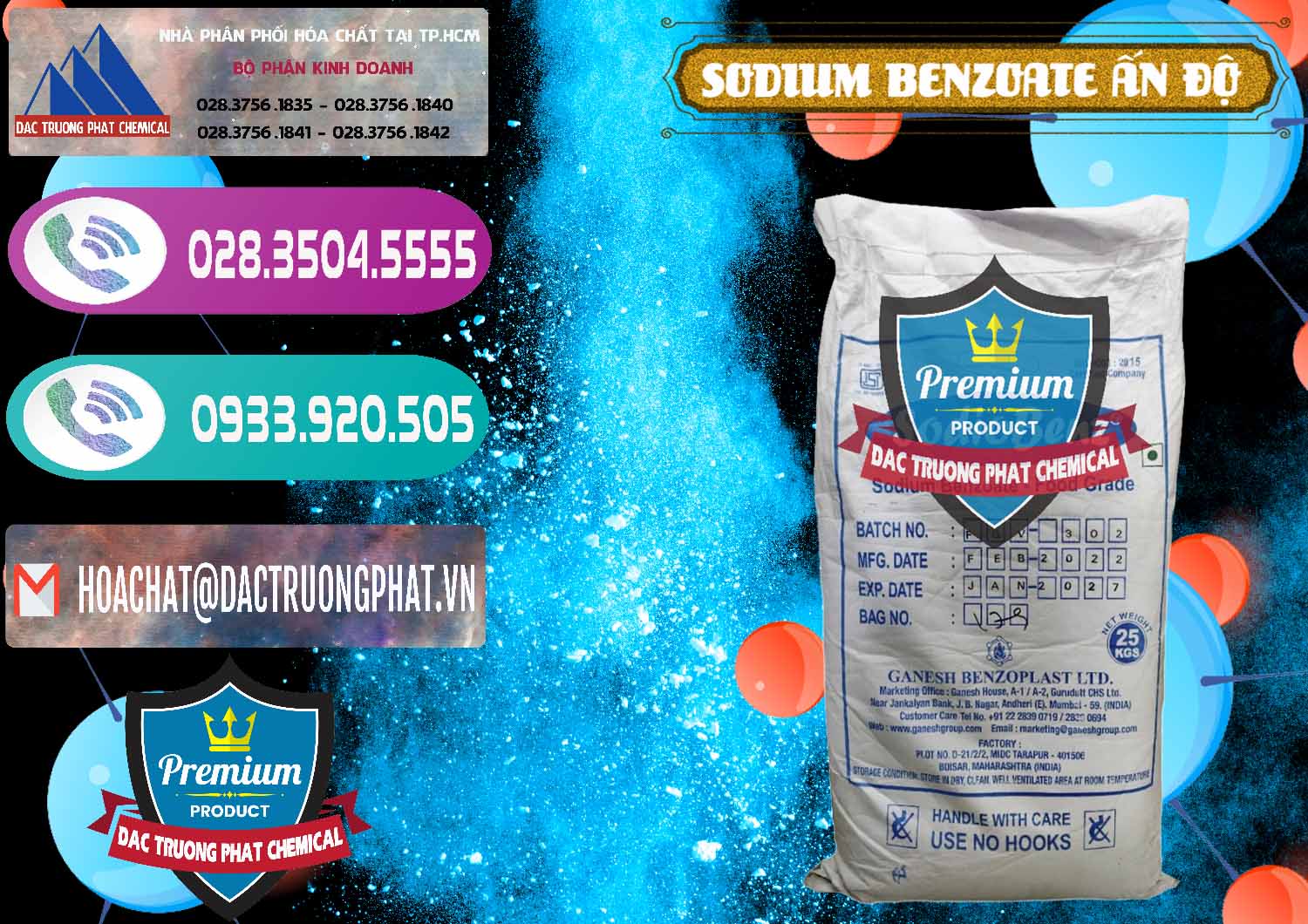 Công ty bán ( cung ứng ) Sodium Benzoate - Mốc Bột Ấn Độ India - 0361 - Cty phân phối & cung cấp hóa chất tại TP.HCM - hoachatxulynuoc.com