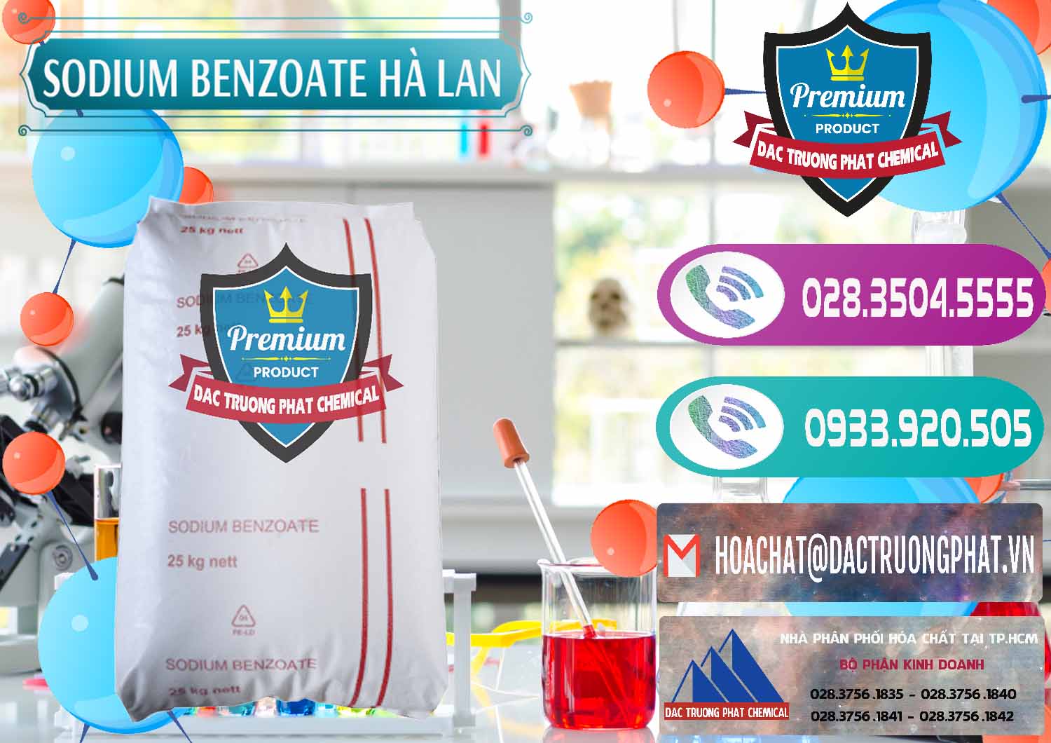 Cung ứng và bán Sodium Benzoate - Mốc Bột Chữ Cam Hà Lan Netherlands - 0360 - Công ty phân phối ( cung cấp ) hóa chất tại TP.HCM - hoachatxulynuoc.com