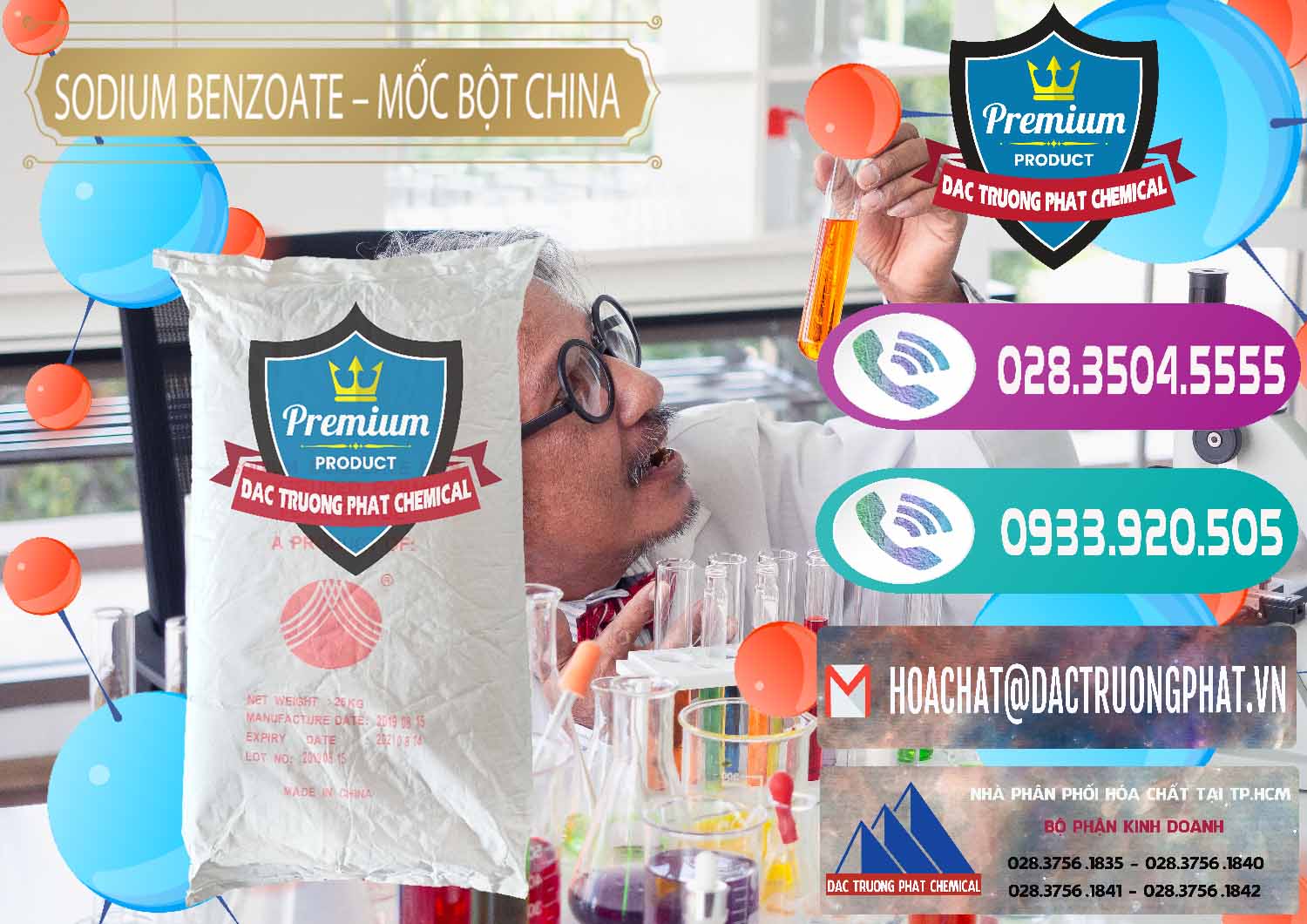 Đơn vị chuyên cung cấp - bán Sodium Benzoate - Mốc Bột Chữ Cam Food Grade Trung Quốc China - 0135 - Cty chuyên nhập khẩu _ cung cấp hóa chất tại TP.HCM - hoachatxulynuoc.com