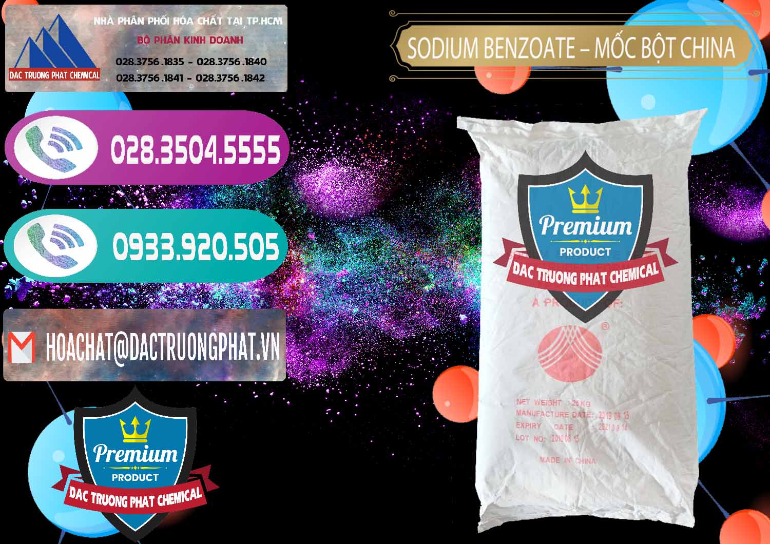 Cty chuyên bán và cung ứng Sodium Benzoate - Mốc Bột Chữ Cam Food Grade Trung Quốc China - 0135 - Nơi cung cấp _ kinh doanh hóa chất tại TP.HCM - hoachatxulynuoc.com