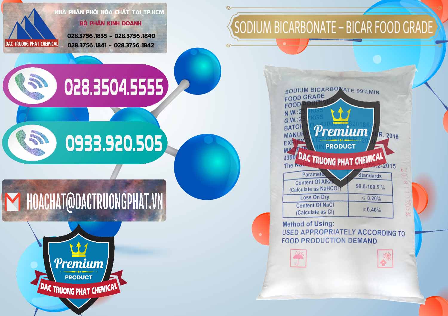 Nơi chuyên bán và phân phối Sodium Bicarbonate – Bicar NaHCO3 Food Grade Trung Quốc China - 0138 - Chuyên cung ứng _ phân phối hóa chất tại TP.HCM - hoachatxulynuoc.com