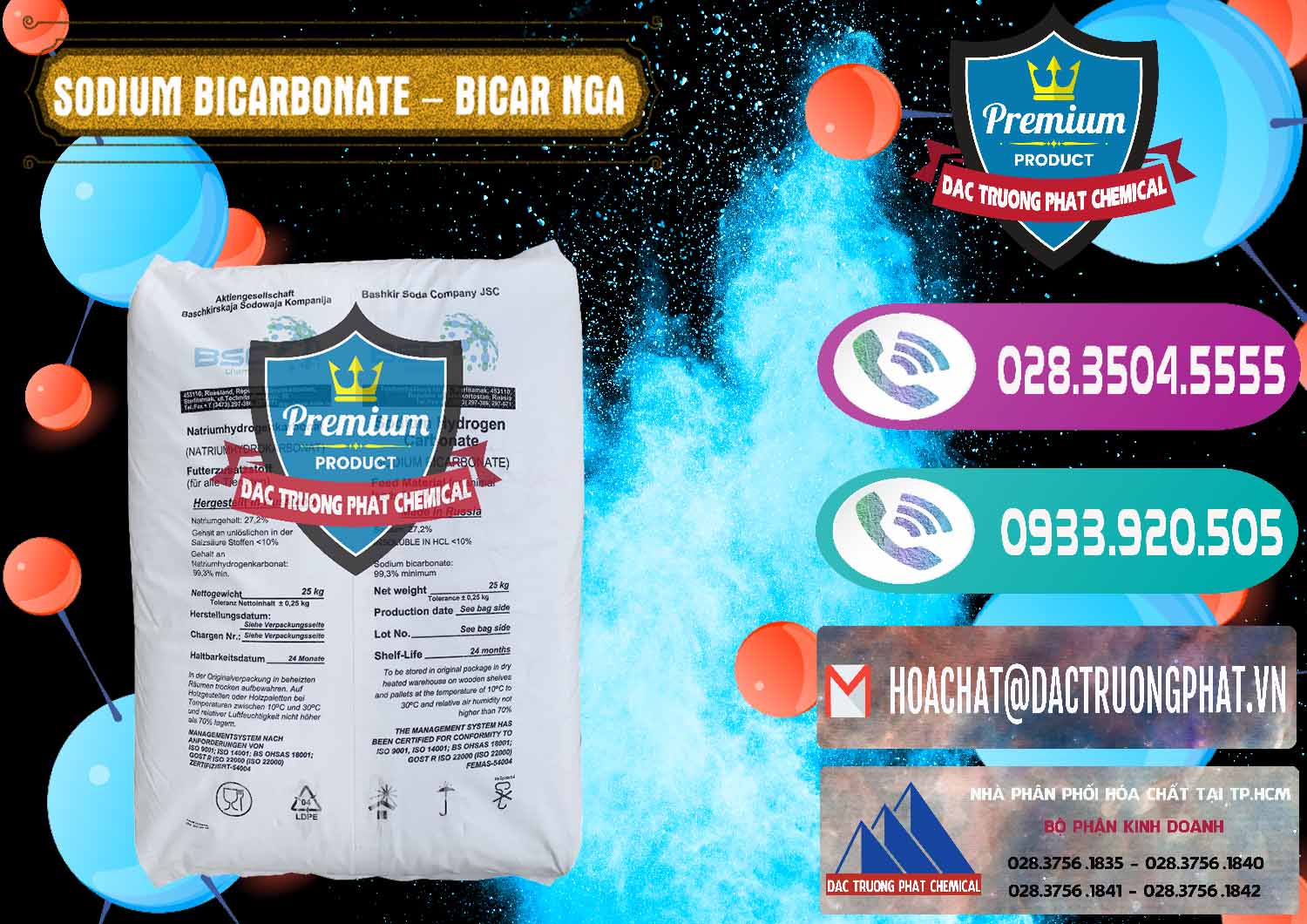 Nơi chuyên cung ứng - bán Sodium Bicarbonate – Bicar NaHCO3 Nga Russia - 0425 - Công ty chuyên kinh doanh & cung cấp hóa chất tại TP.HCM - hoachatxulynuoc.com