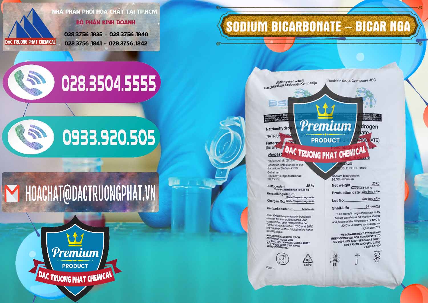 Nhà nhập khẩu _ bán Sodium Bicarbonate – Bicar NaHCO3 Nga Russia - 0425 - Đơn vị chuyên kinh doanh & phân phối hóa chất tại TP.HCM - hoachatxulynuoc.com