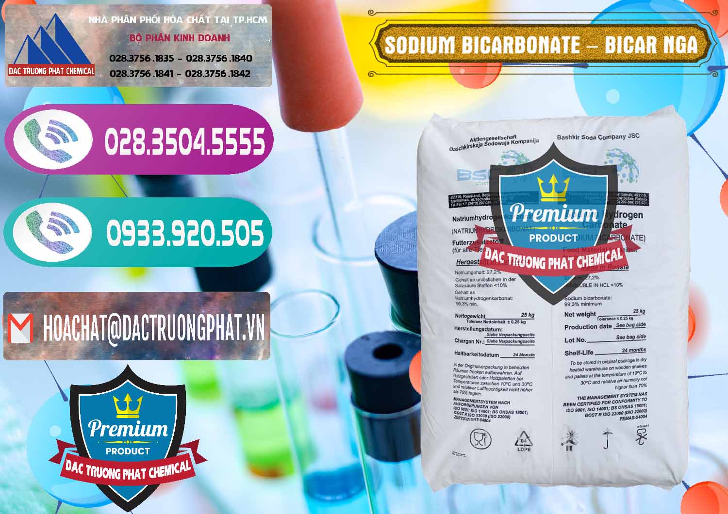 Bán _ cung cấp Sodium Bicarbonate – Bicar NaHCO3 Nga Russia - 0425 - Chuyên nhập khẩu _ phân phối hóa chất tại TP.HCM - hoachatxulynuoc.com