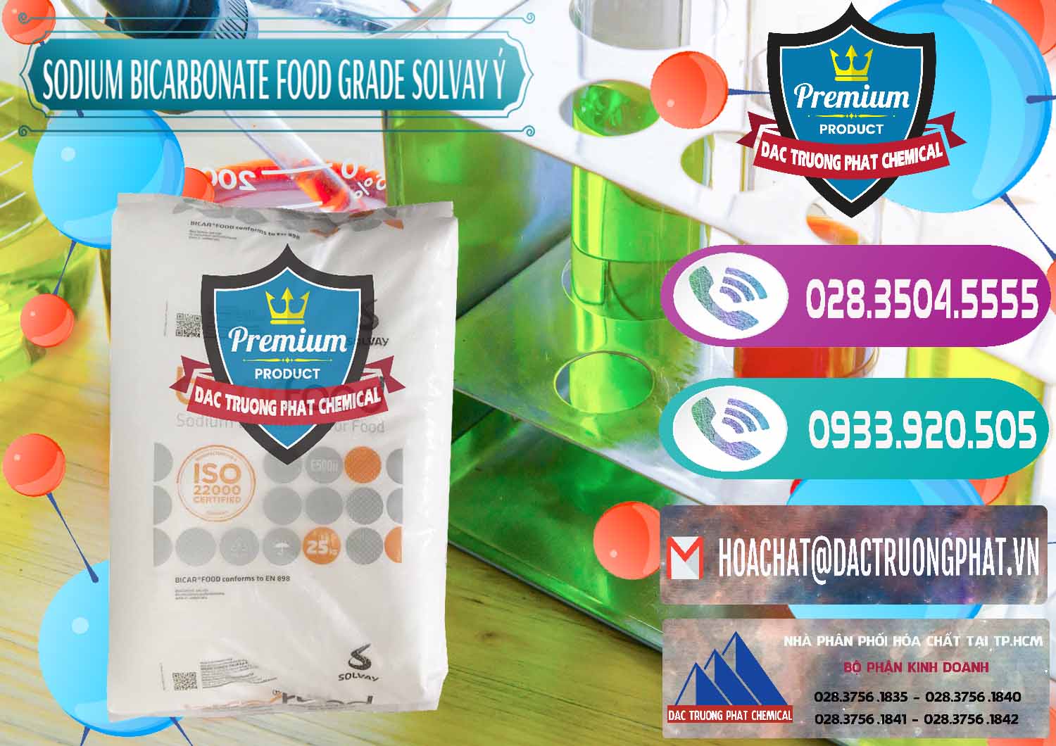Nhà phân phối ( bán ) Sodium Bicarbonate – Bicar NaHCO3 Food Grade Solvay Ý Italy - 0220 - Công ty bán - cung cấp hóa chất tại TP.HCM - hoachatxulynuoc.com