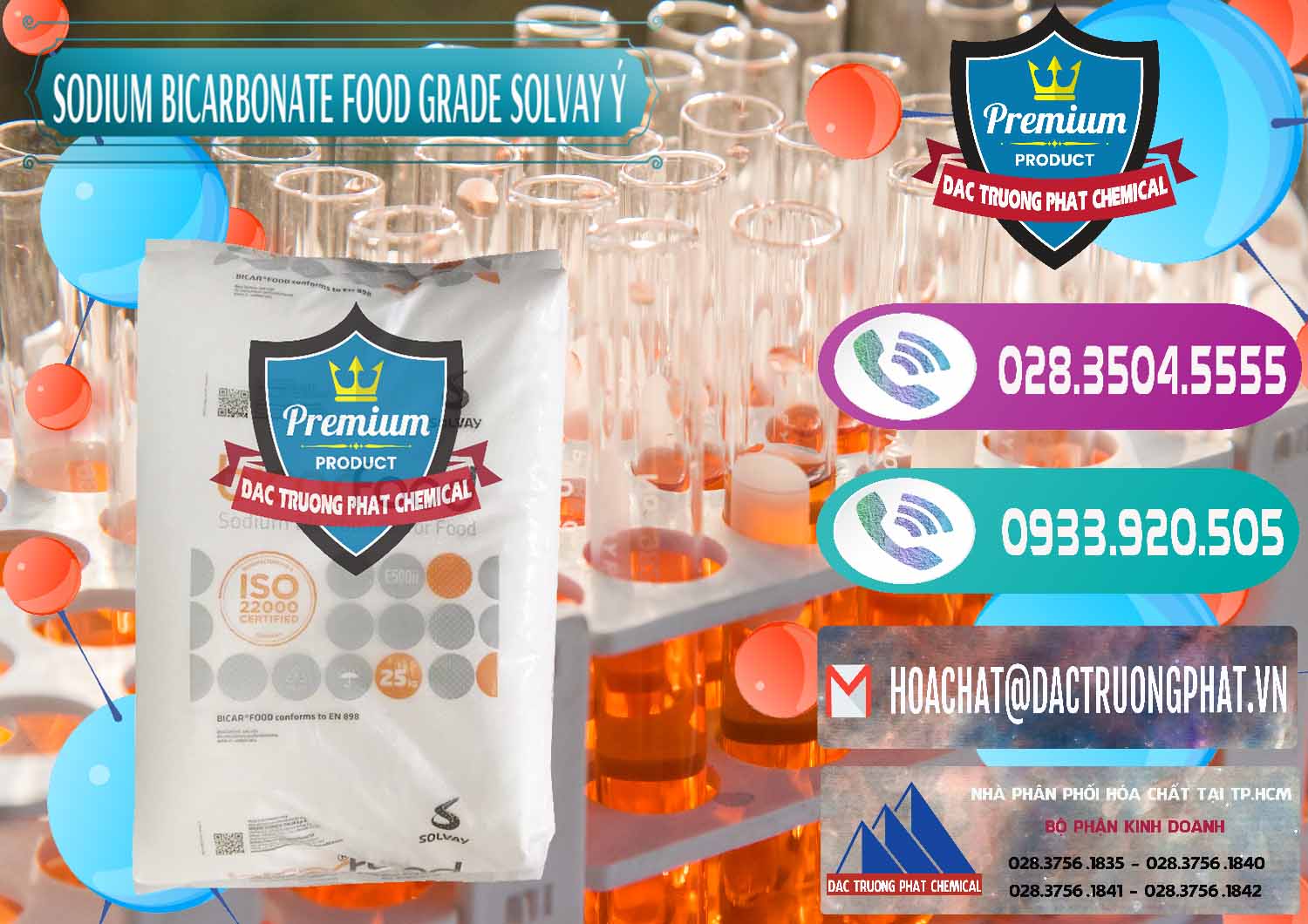 Nơi chuyên nhập khẩu và bán Sodium Bicarbonate – Bicar NaHCO3 Food Grade Solvay Ý Italy - 0220 - Nhà phân phối - bán hóa chất tại TP.HCM - hoachatxulynuoc.com