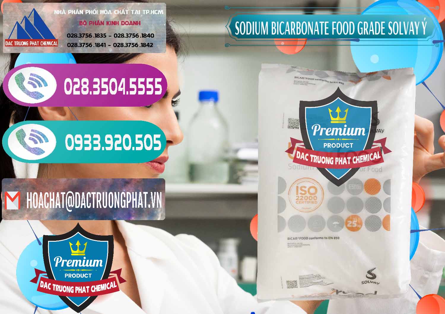 Đơn vị phân phối và bán Sodium Bicarbonate – Bicar NaHCO3 Food Grade Solvay Ý Italy - 0220 - Nơi chuyên cung cấp - kinh doanh hóa chất tại TP.HCM - hoachatxulynuoc.com