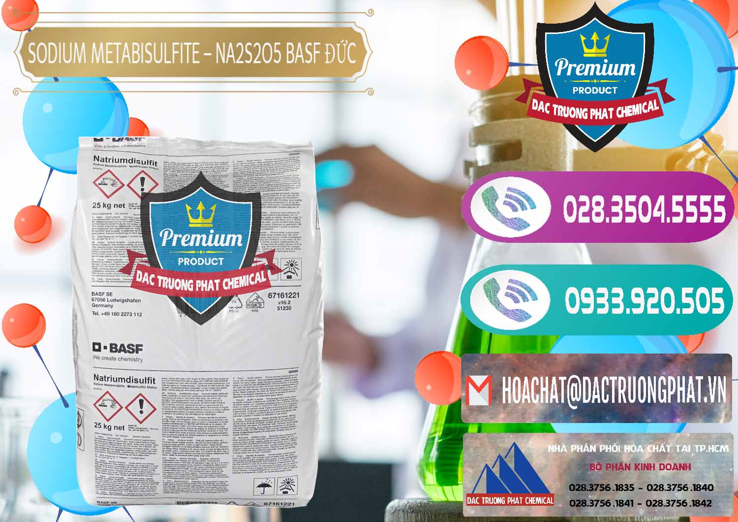 Nơi chuyên cung cấp ( bán ) Sodium Metabisulfite - NA2S2O5 Food Grade BASF Đức Germany - 0143 - Nơi chuyên kinh doanh ( phân phối ) hóa chất tại TP.HCM - hoachatxulynuoc.com
