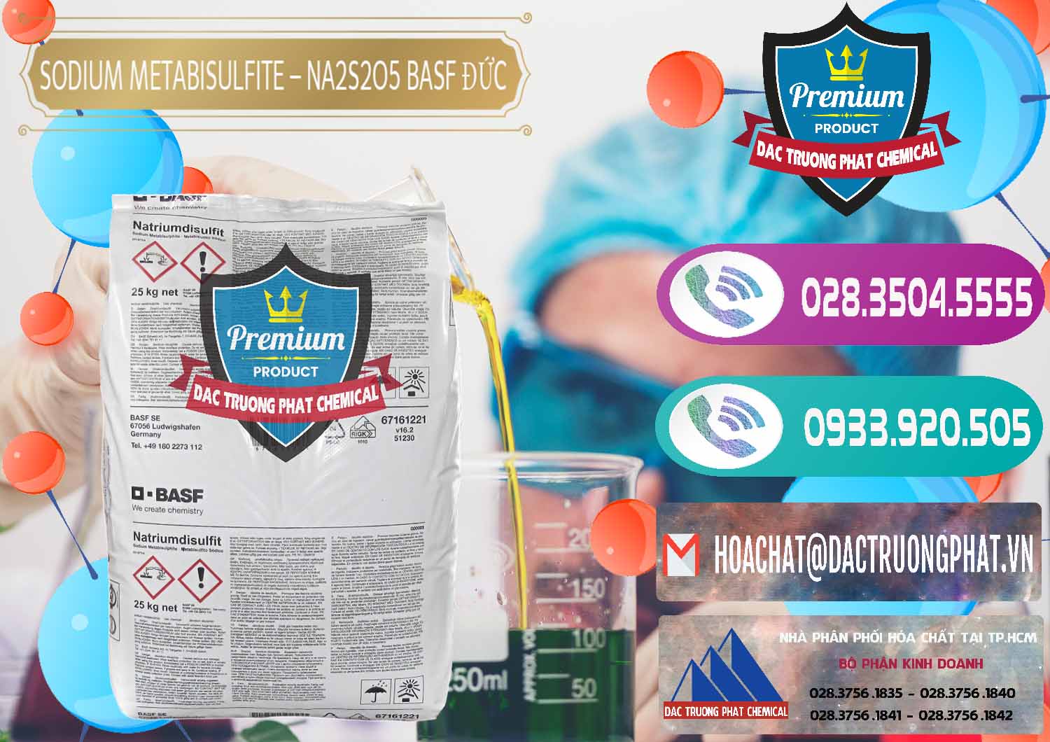 Bán _ cung cấp Sodium Metabisulfite - NA2S2O5 Food Grade BASF Đức Germany - 0143 - Chuyên cung cấp _ phân phối hóa chất tại TP.HCM - hoachatxulynuoc.com