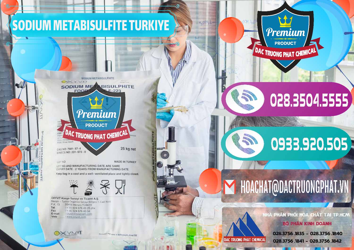 Đơn vị chuyên bán và cung cấp Sodium Metabisulfite - NA2S2O5 Food Grade E-223 Thổ Nhĩ Kỳ Turkey - 0413 - Công ty chuyên cung cấp - bán hóa chất tại TP.HCM - hoachatxulynuoc.com