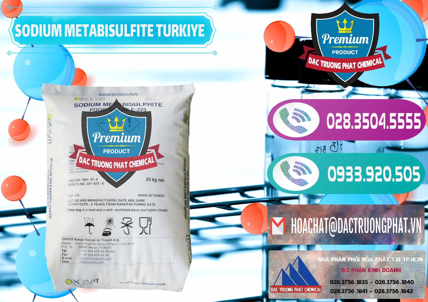 Nhà phân phối - bán Sodium Metabisulfite - NA2S2O5 Food Grade E-223 Thổ Nhĩ Kỳ Turkey - 0413 - Nơi phân phối ( nhập khẩu ) hóa chất tại TP.HCM - hoachatxulynuoc.com