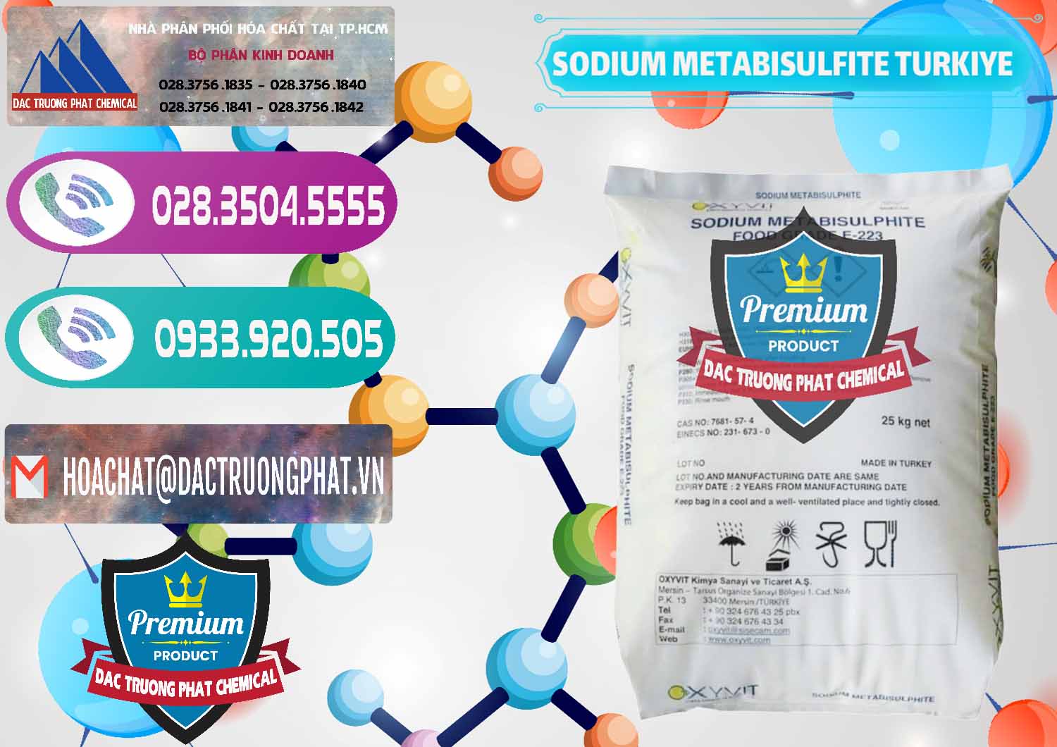 Đơn vị phân phối & bán Sodium Metabisulfite - NA2S2O5 Food Grade E-223 Thổ Nhĩ Kỳ Turkey - 0413 - Nơi bán và phân phối hóa chất tại TP.HCM - hoachatxulynuoc.com
