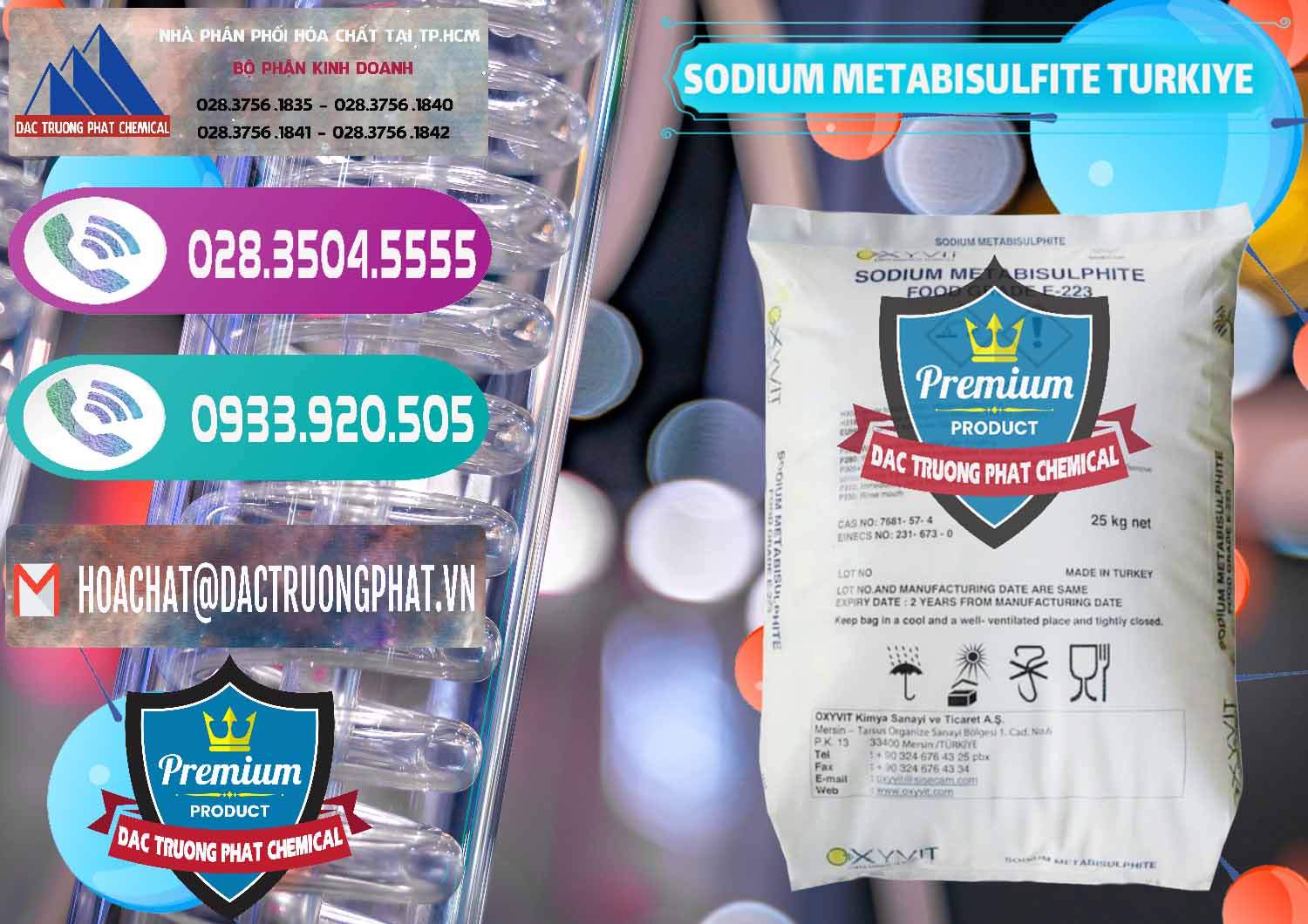 Công ty phân phối ( bán ) Sodium Metabisulfite - NA2S2O5 Food Grade E-223 Thổ Nhĩ Kỳ Turkey - 0413 - Nhà phân phối ( kinh doanh ) hóa chất tại TP.HCM - hoachatxulynuoc.com