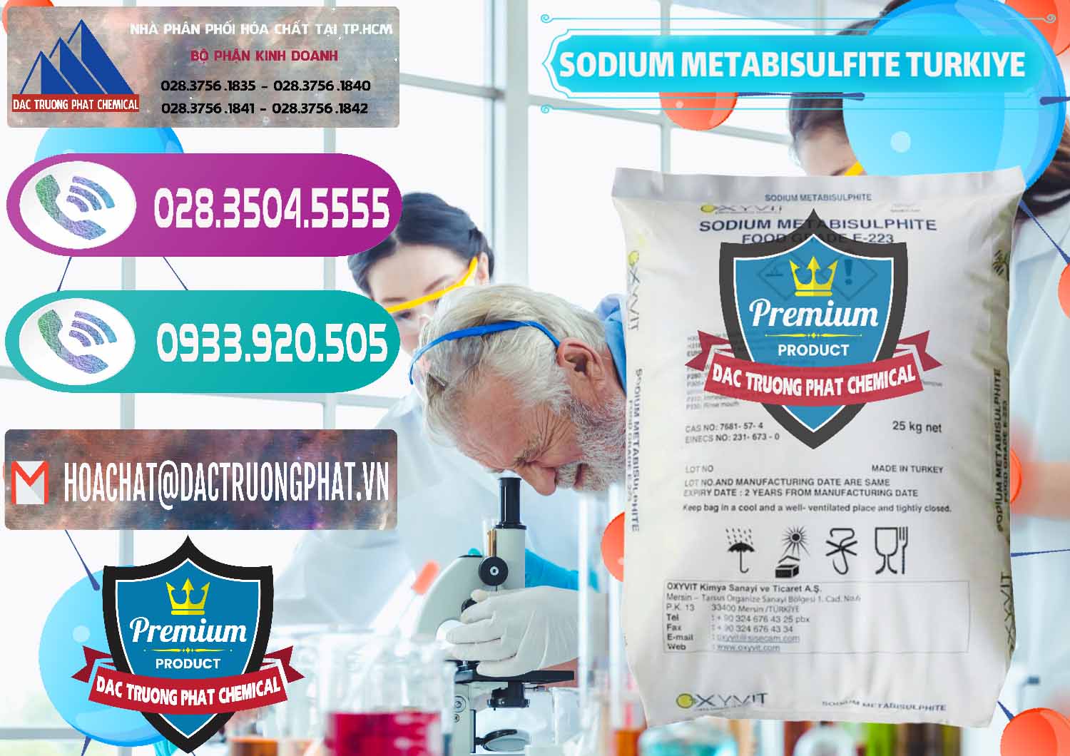 Cty bán - phân phối Sodium Metabisulfite - NA2S2O5 Food Grade E-223 Thổ Nhĩ Kỳ Turkey - 0413 - Công ty chuyên kinh doanh & phân phối hóa chất tại TP.HCM - hoachatxulynuoc.com