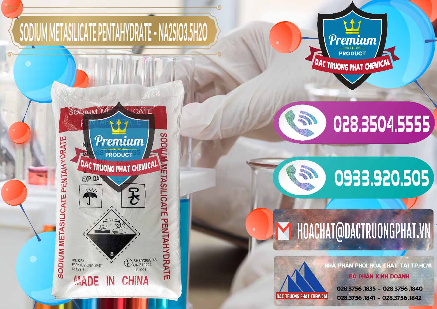 Chuyên kinh doanh - bán Sodium Metasilicate Pentahydrate – Silicate Bột Trung Quốc China - 0147 - Đơn vị chuyên bán - cung cấp hóa chất tại TP.HCM - hoachatxulynuoc.com