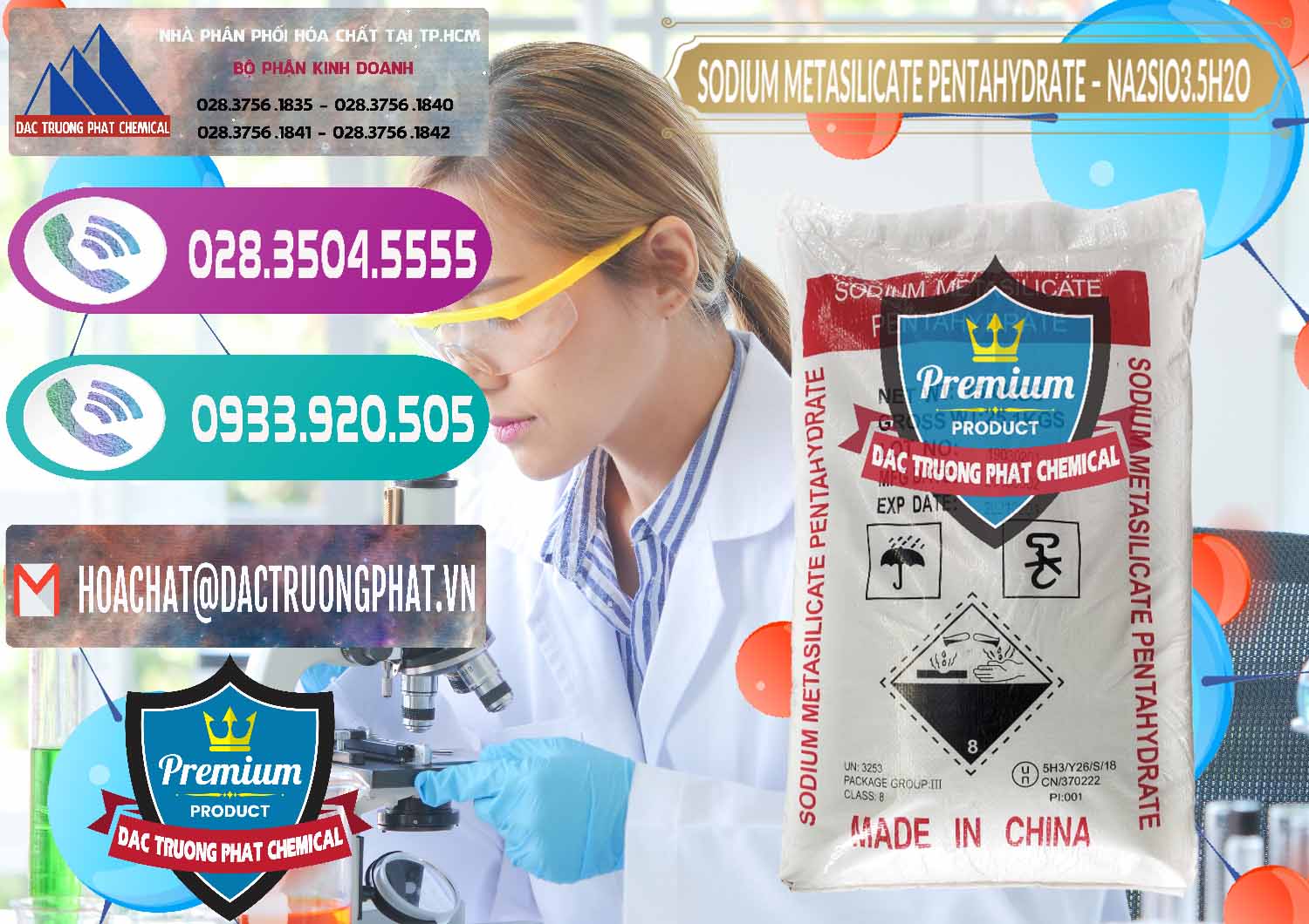 Nơi chuyên bán _ cung cấp Sodium Metasilicate Pentahydrate – Silicate Bột Trung Quốc China - 0147 - Kinh doanh _ phân phối hóa chất tại TP.HCM - hoachatxulynuoc.com