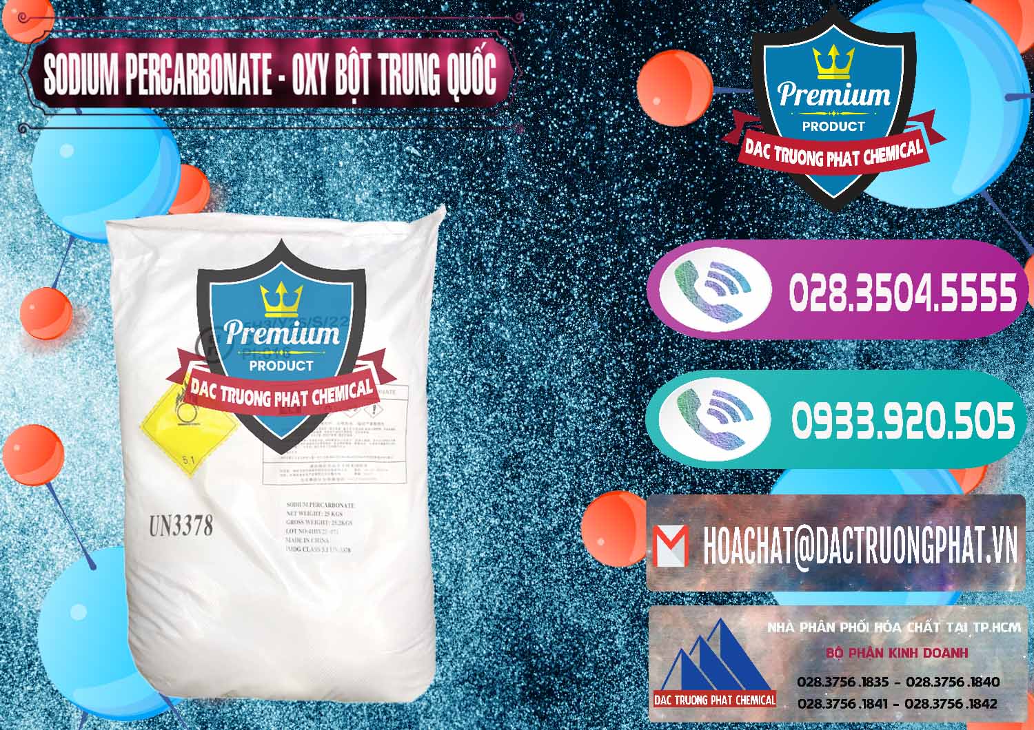 Cty phân phối - bán Sodium Percarbonate Dạng Bột Trung Quốc China - 0390 - Chuyên phân phối ( cung cấp ) hóa chất tại TP.HCM - hoachatxulynuoc.com