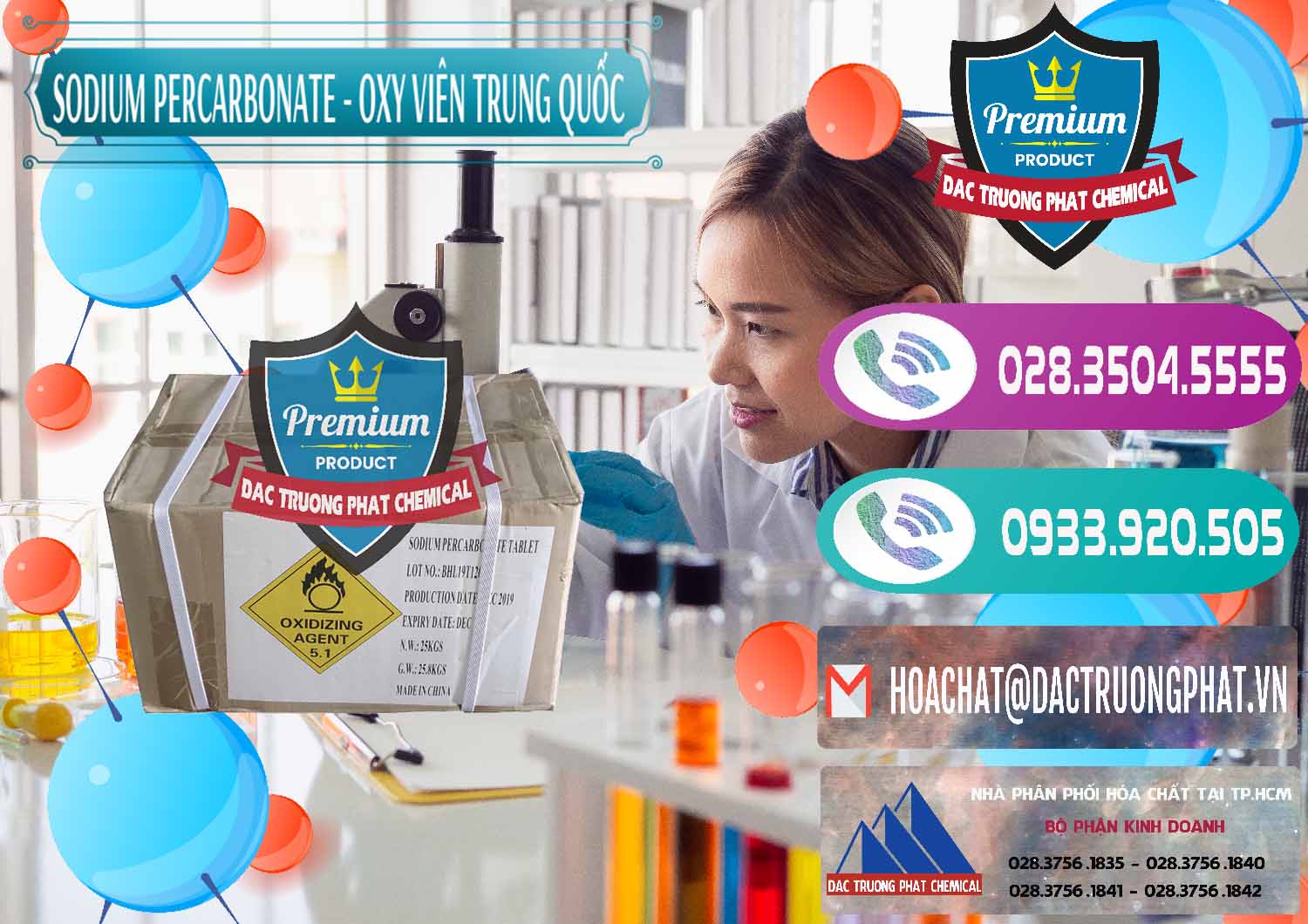 Nơi bán Sodium Percarbonate - Oxy Dạng Viên Trung Quốc China - 0329 - Cty phân phối & kinh doanh hóa chất tại TP.HCM - hoachatxulynuoc.com