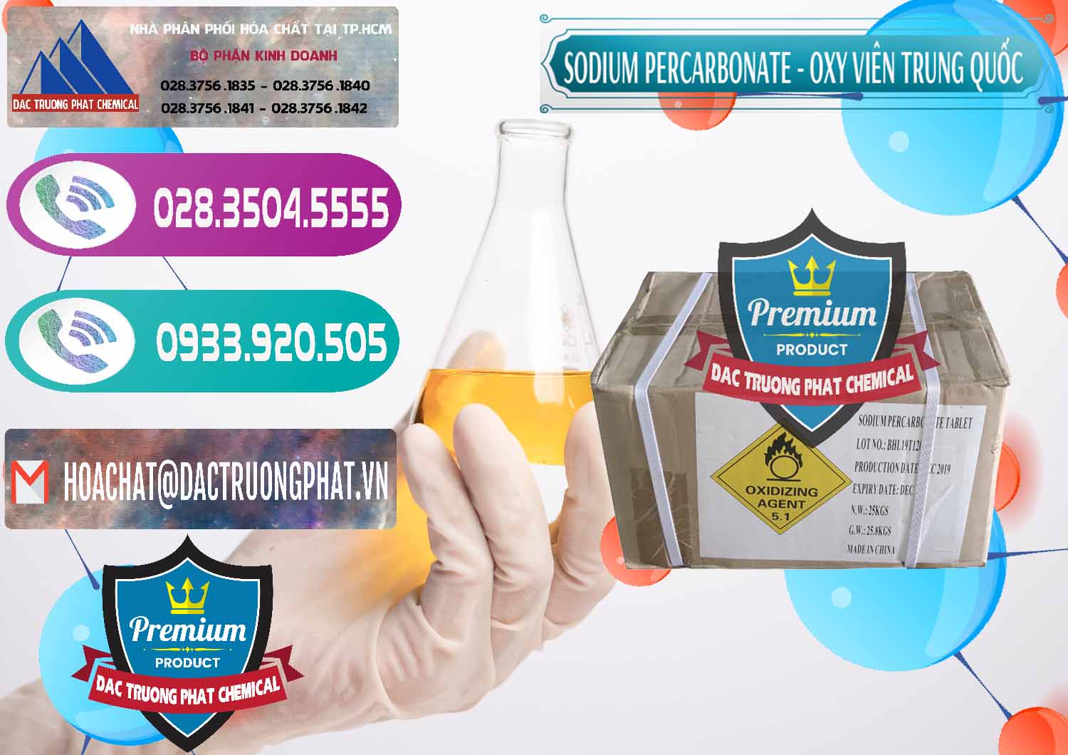 Chuyên phân phối và bán Sodium Percarbonate - Oxy Dạng Viên Trung Quốc China - 0329 - Nhà cung cấp và phân phối hóa chất tại TP.HCM - hoachatxulynuoc.com