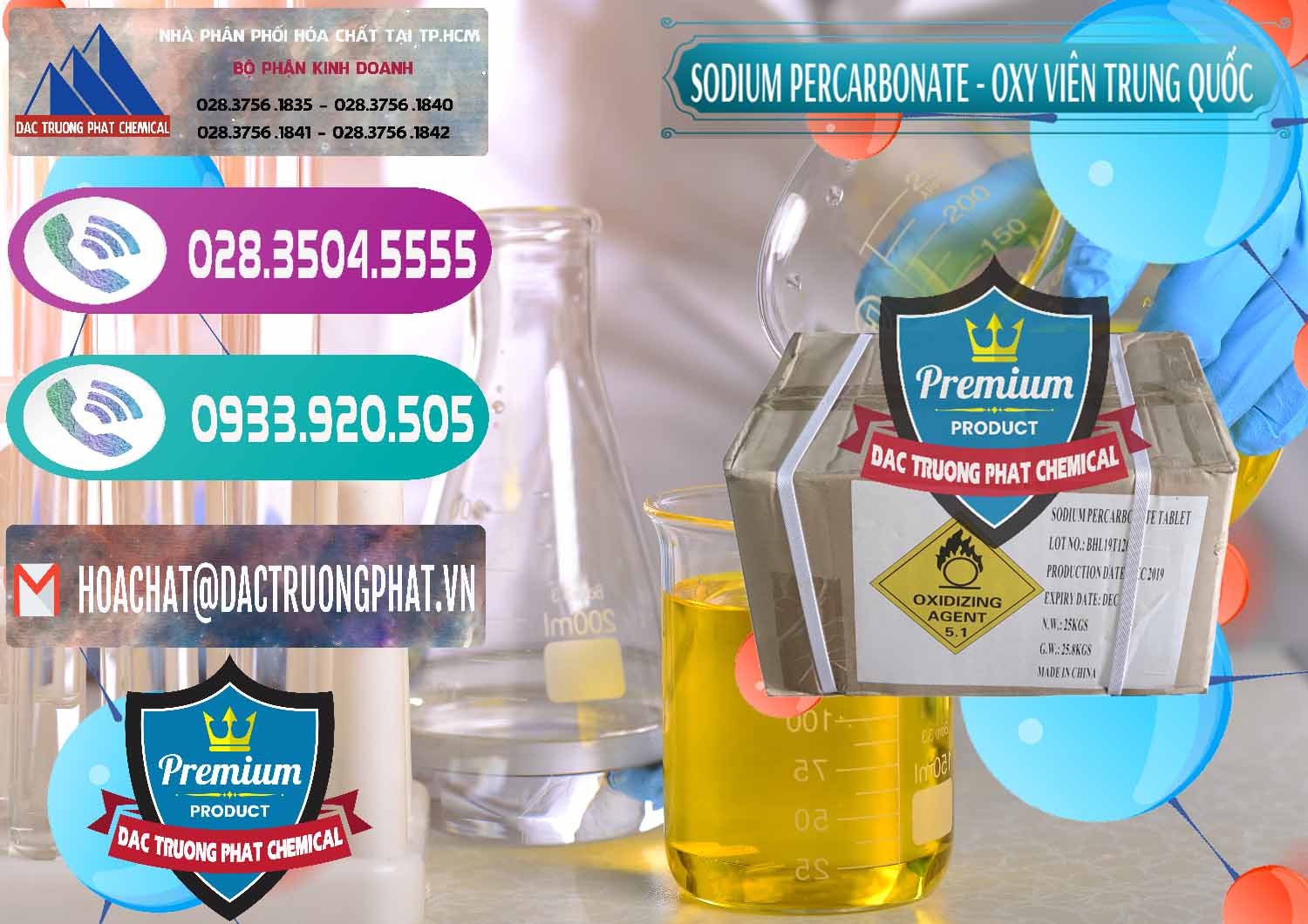 Chuyên nhập khẩu & bán Sodium Percarbonate - Oxy Dạng Viên Trung Quốc China - 0329 - Nơi chuyên phân phối và bán hóa chất tại TP.HCM - hoachatxulynuoc.com