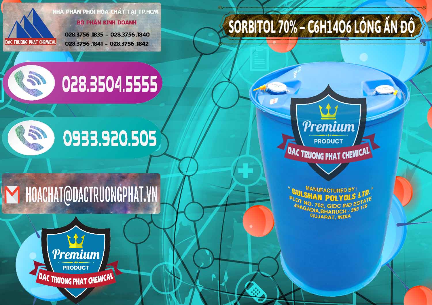 Công ty chuyên bán & cung ứng Sorbitol - C6H14O6 Lỏng 70% Food Grade Ấn Độ India - 0152 - Cty chuyên nhập khẩu _ cung cấp hóa chất tại TP.HCM - hoachatxulynuoc.com