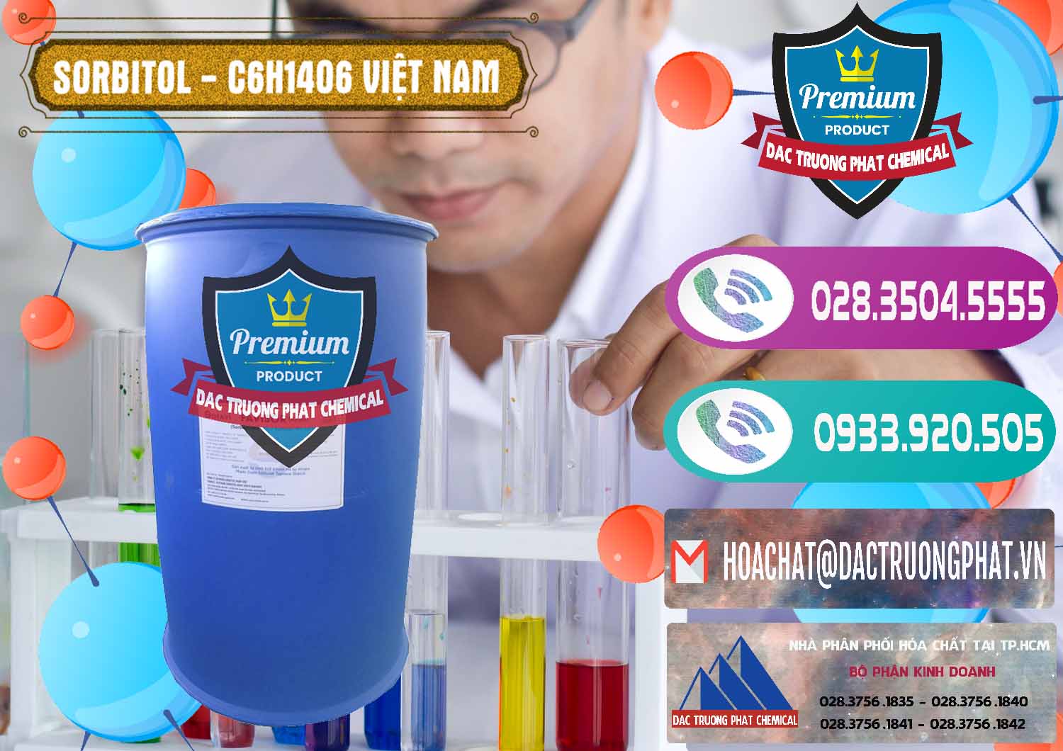 Đơn vị chuyên phân phối ( cung ứng ) Sorbitol - C6H14O6 Lỏng 70% Food Grade Việt Nam - 0438 - Nơi chuyên kinh doanh và cung cấp hóa chất tại TP.HCM - hoachatxulynuoc.com