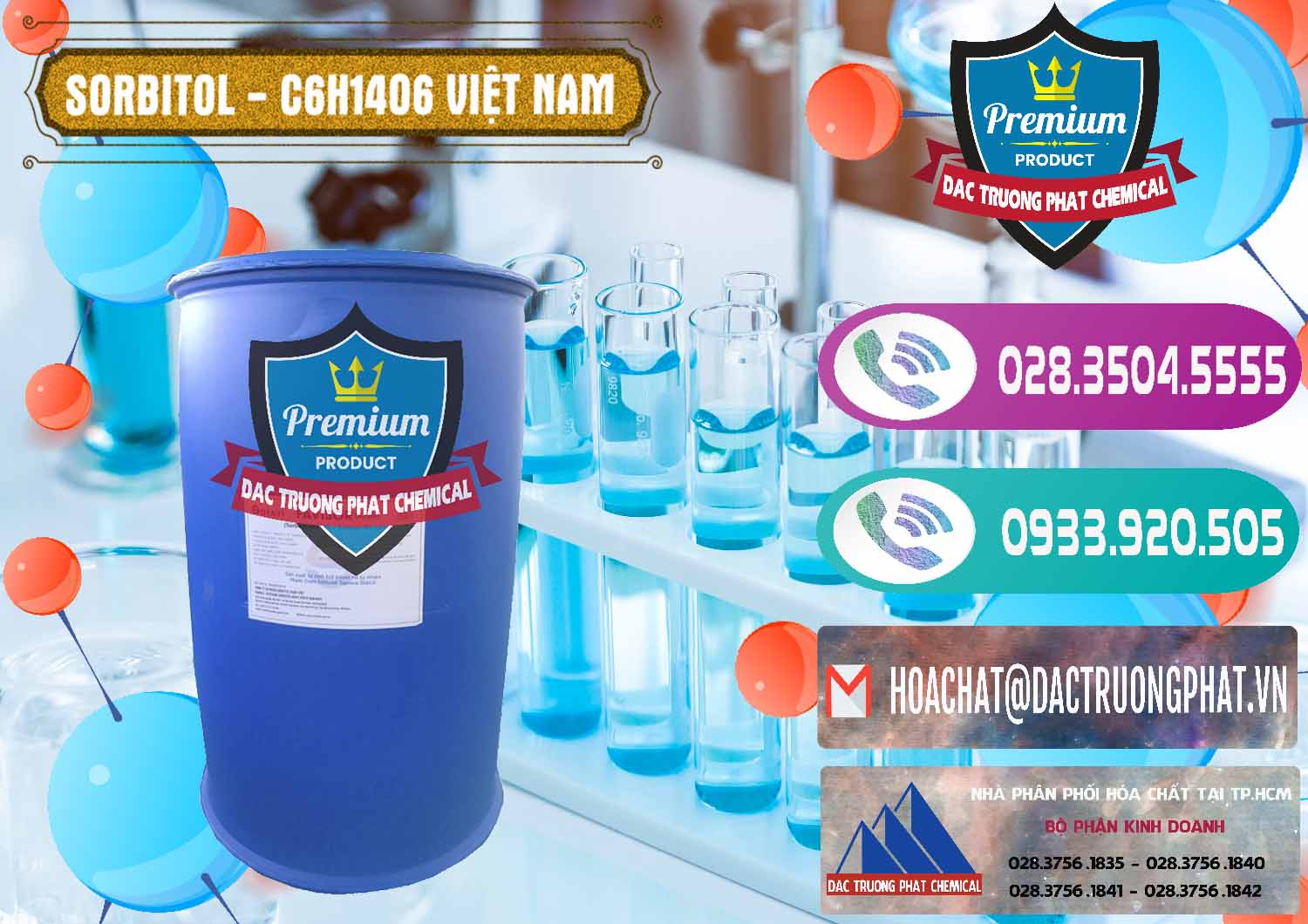 Cty chuyên cung ứng ( phân phối ) Sorbitol - C6H14O6 Lỏng 70% Food Grade Việt Nam - 0438 - Nơi chuyên phân phối & bán hóa chất tại TP.HCM - hoachatxulynuoc.com