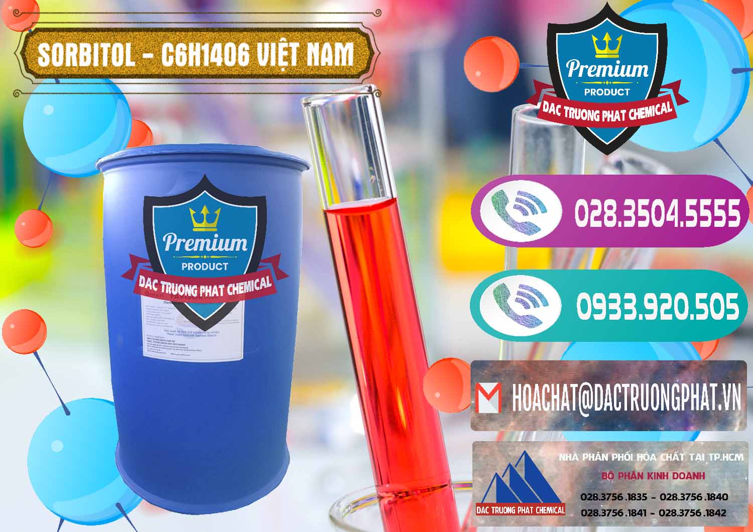 Cty phân phối và kinh doanh Sorbitol - C6H14O6 Lỏng 70% Food Grade Việt Nam - 0438 - Cty chuyên bán và cung cấp hóa chất tại TP.HCM - hoachatxulynuoc.com