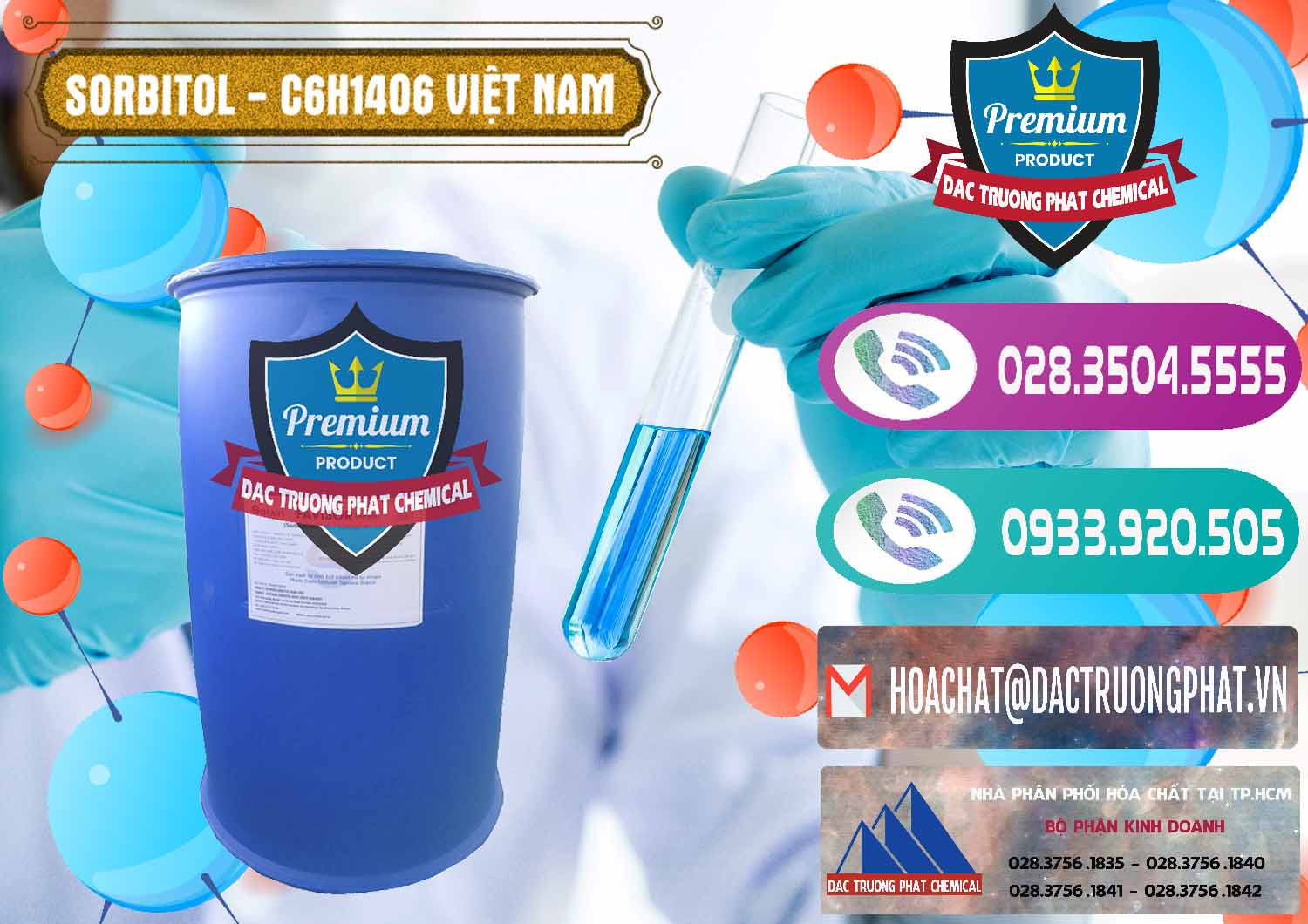 Nơi bán & cung ứng Sorbitol - C6H14O6 Lỏng 70% Food Grade Việt Nam - 0438 - Cty phân phối _ kinh doanh hóa chất tại TP.HCM - hoachatxulynuoc.com