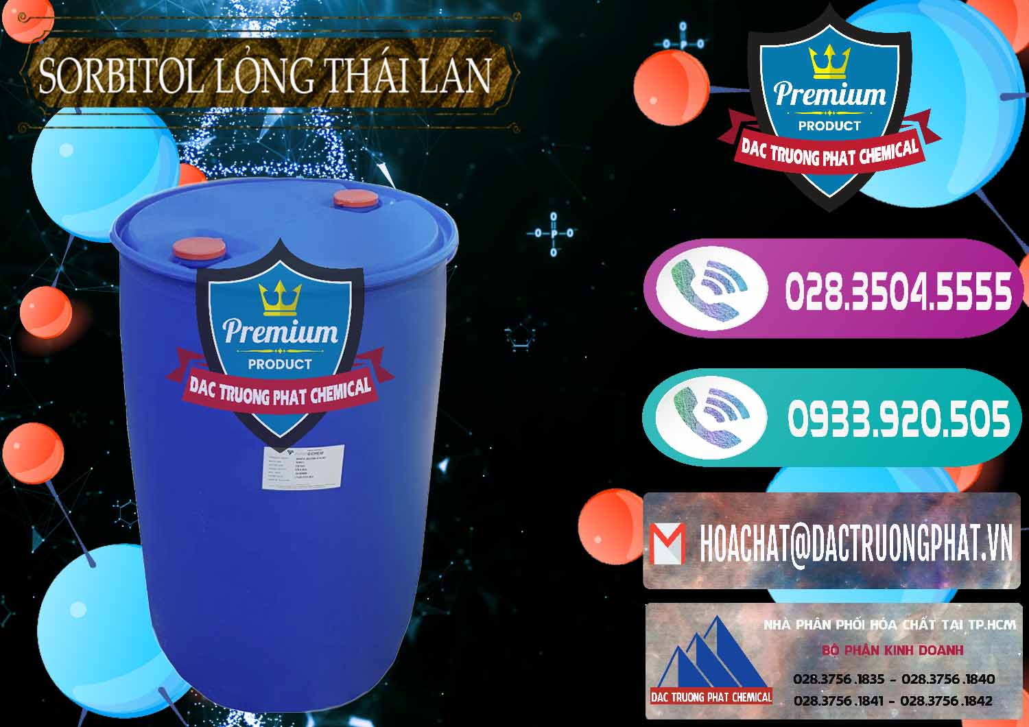 Phân phối - bán Sorbitol - C6H14O6 Lỏng 70% Food Grade Thái Lan Thailand - 0341 - Chuyên phân phối & cung cấp hóa chất tại TP.HCM - hoachatxulynuoc.com