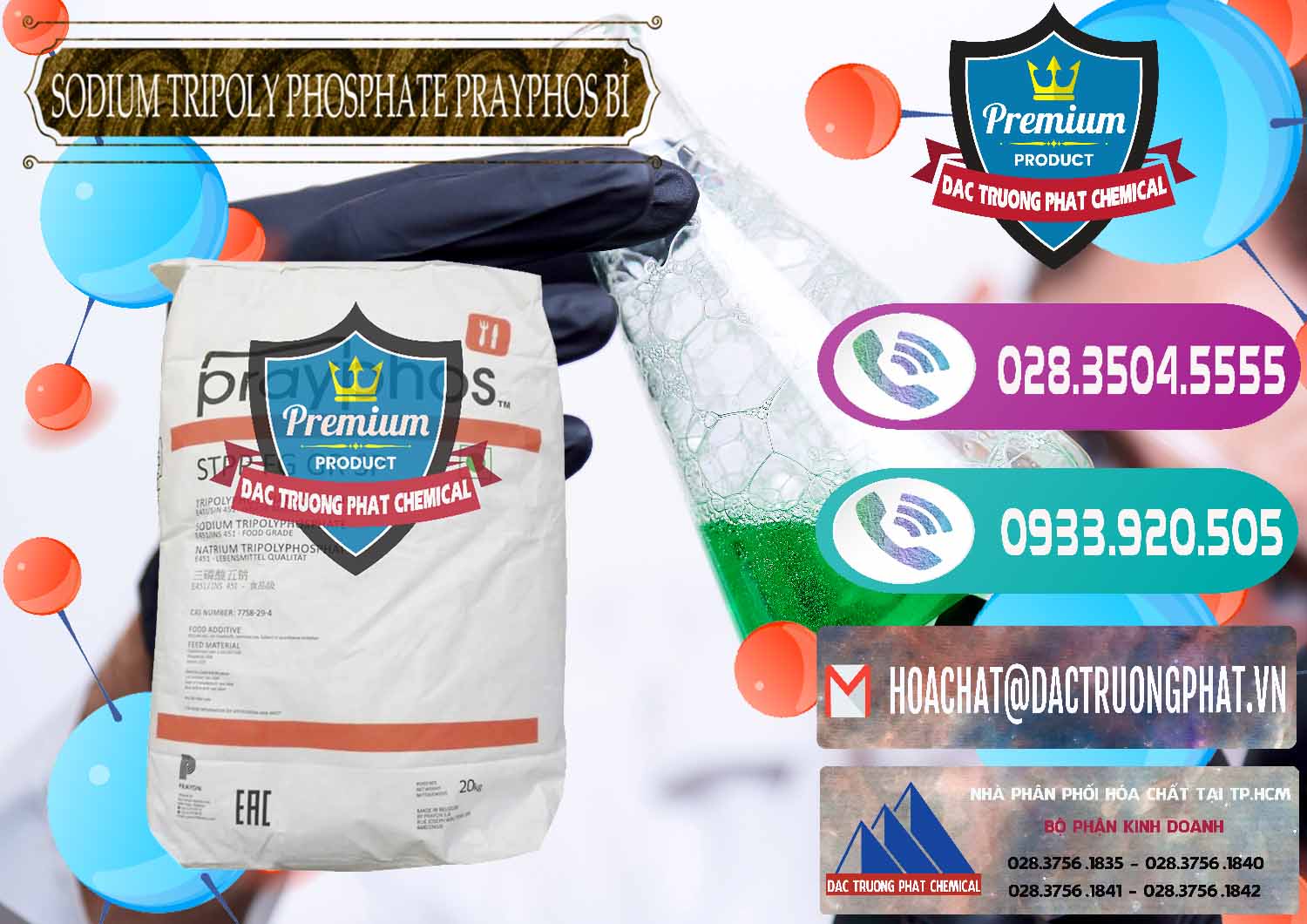 Đơn vị cung ứng ( bán ) Sodium Tripoly Phosphate - STPP Prayphos Bỉ Belgium - 0444 - Đơn vị cung cấp _ bán hóa chất tại TP.HCM - hoachatxulynuoc.com