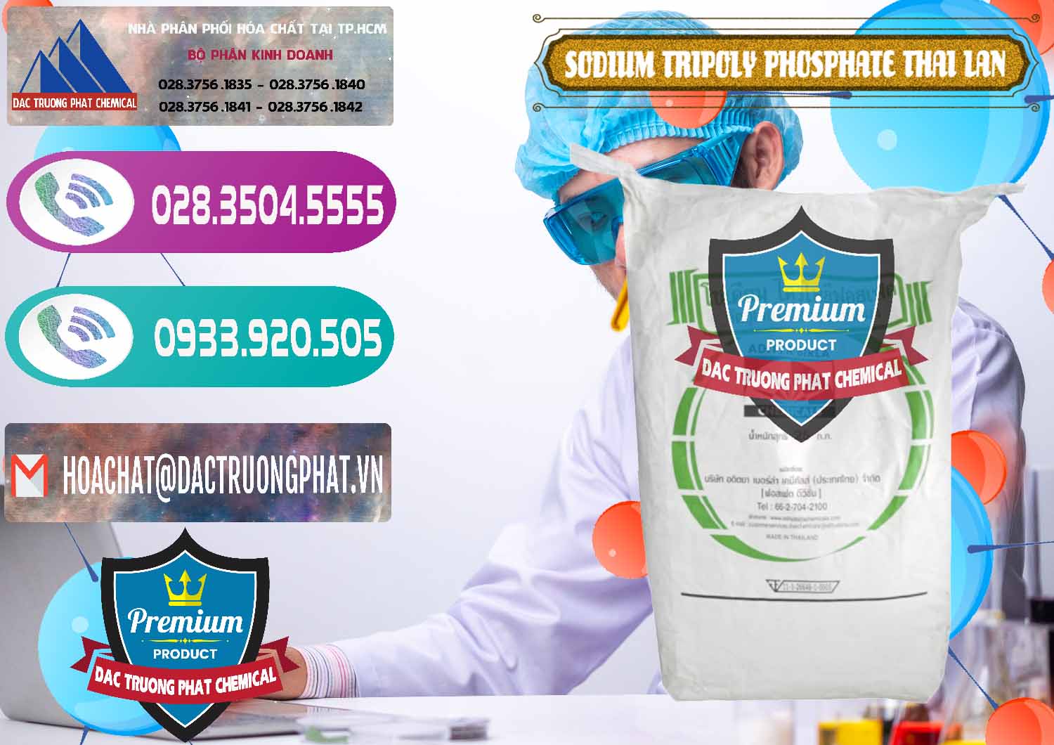Chuyên nhập khẩu ( bán ) Sodium Tripoly Phosphate - STPP Aditya Birla Grasim Thái Lan Thailand - 0421 - Công ty chuyên bán ( phân phối ) hóa chất tại TP.HCM - hoachatxulynuoc.com