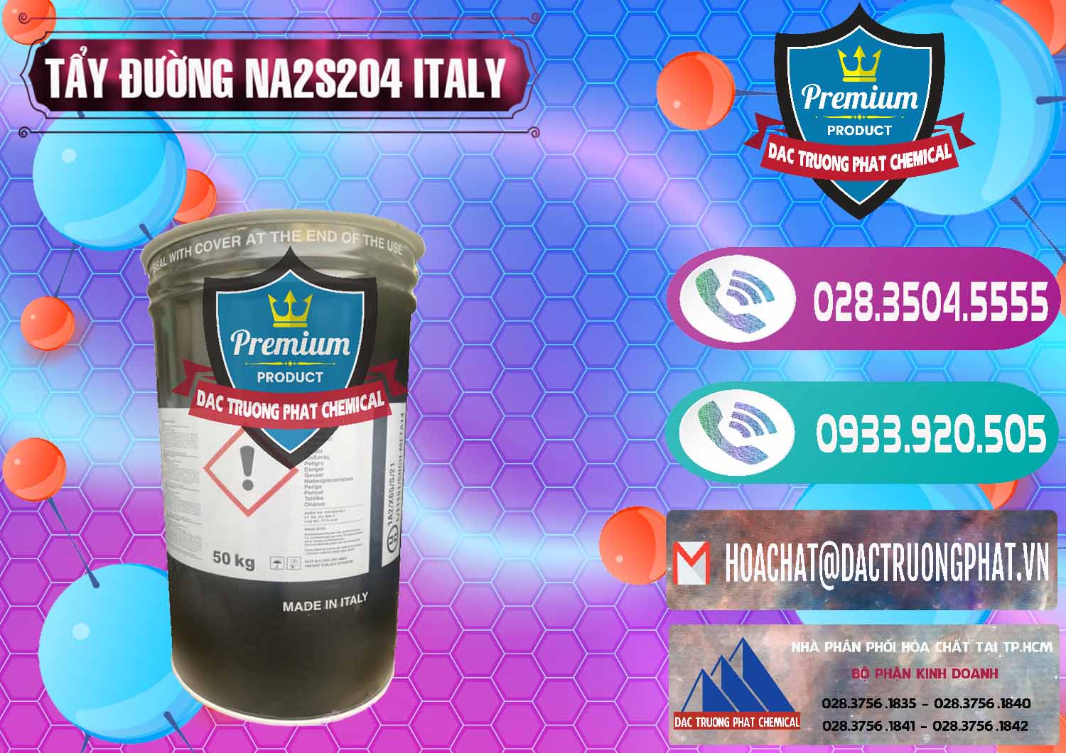 Đơn vị chuyên cung cấp ( bán ) Tẩy Đường - NA2S2O4 Ý Italy - 0422 - Chuyên phân phối - bán hóa chất tại TP.HCM - hoachatxulynuoc.com