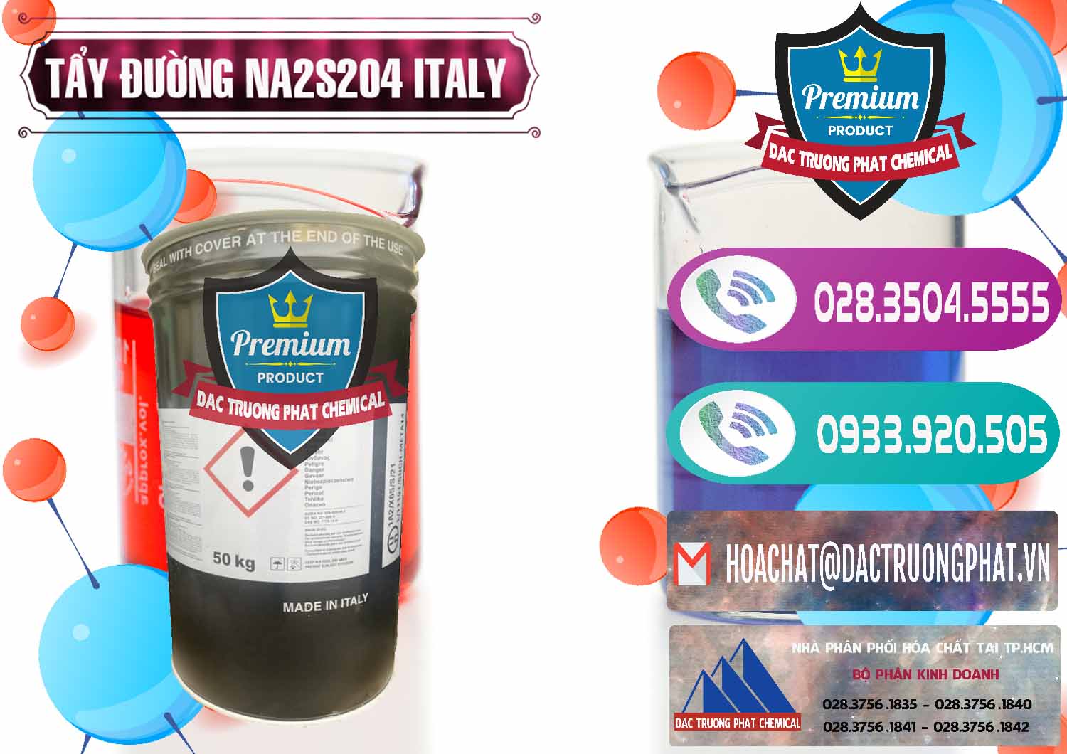 Đơn vị chuyên kinh doanh ( bán ) Tẩy Đường - NA2S2O4 Ý Italy - 0422 - Nhà phân phối _ bán hóa chất tại TP.HCM - hoachatxulynuoc.com
