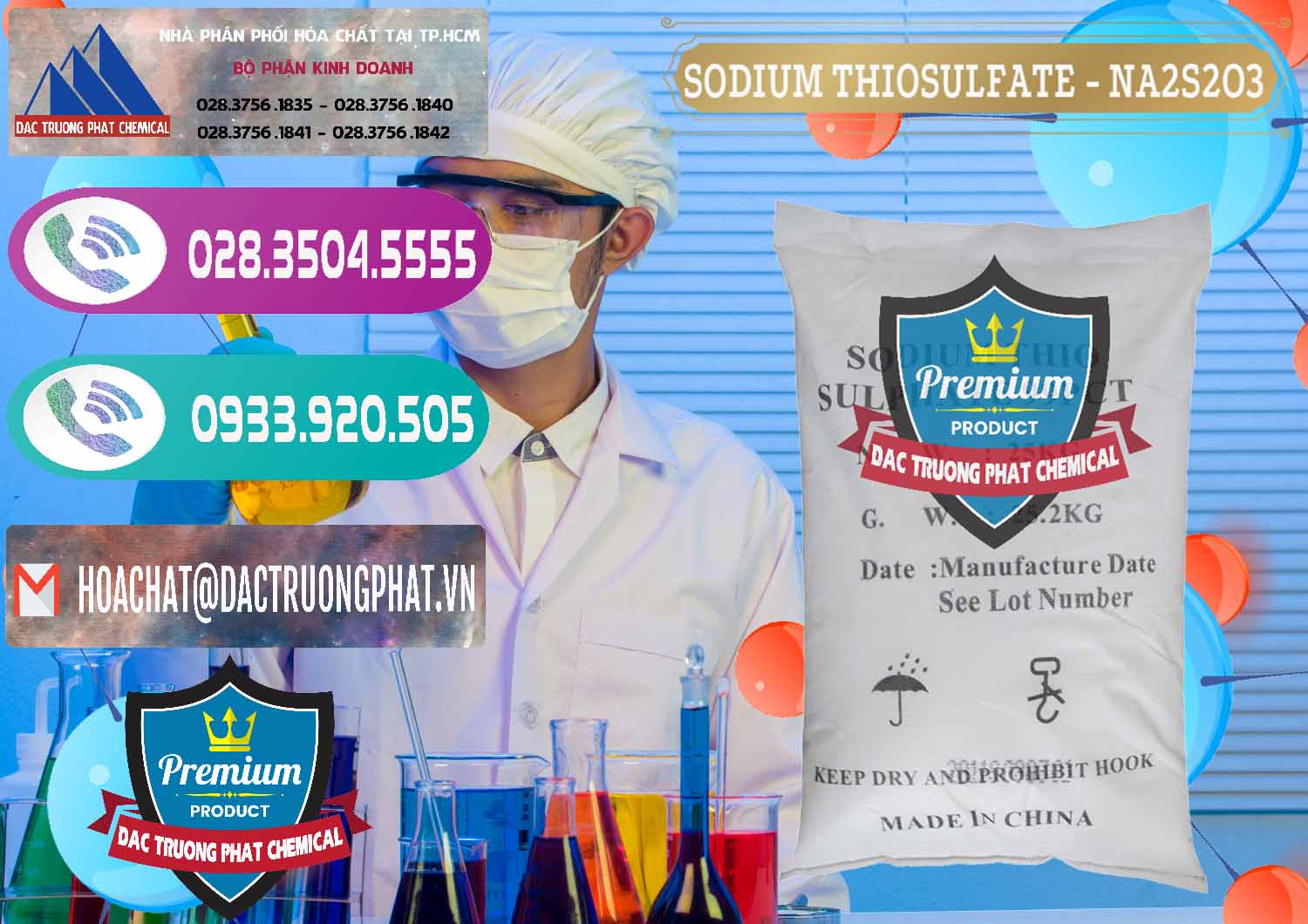 Nơi bán - cung cấp Sodium Thiosulfate - NA2S2O3 Trung Quốc China - 0151 - Công ty phân phối - cung cấp hóa chất tại TP.HCM - hoachatxulynuoc.com
