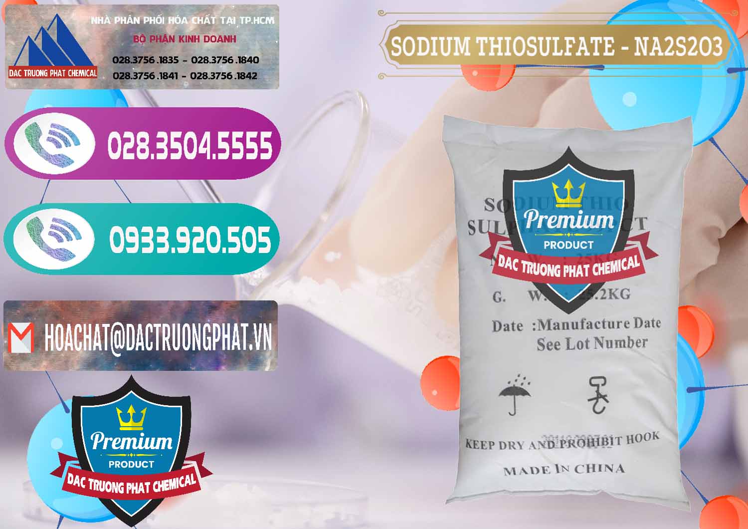 Cty chuyên bán ( cung ứng ) Sodium Thiosulfate - NA2S2O3 Trung Quốc China - 0151 - Nơi chuyên cung cấp và kinh doanh hóa chất tại TP.HCM - hoachatxulynuoc.com