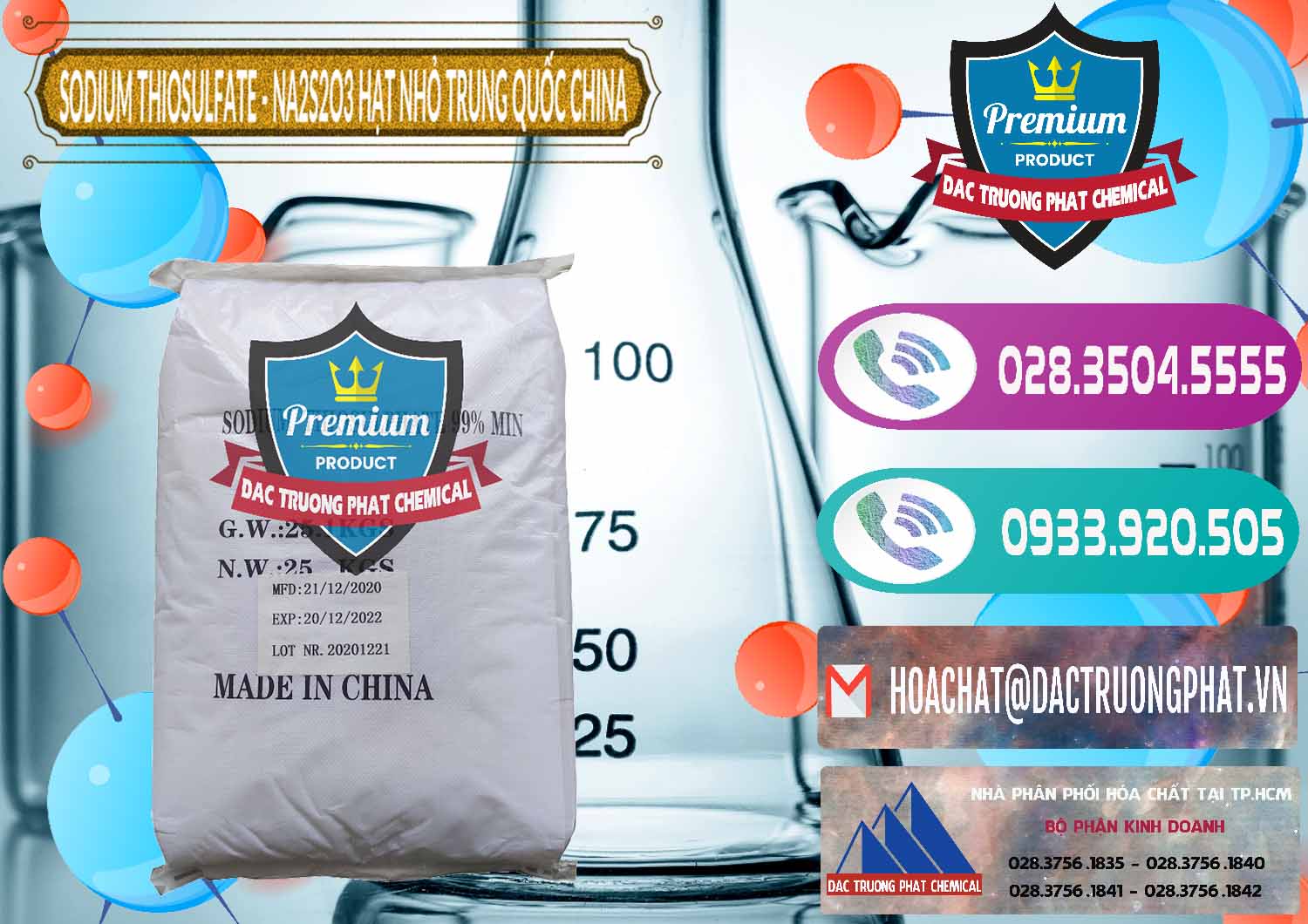 Nơi bán Sodium Thiosulfate - NA2S2O3 Hạt Nhỏ Trung Quốc China - 0204 - Nơi chuyên phân phối _ bán hóa chất tại TP.HCM - hoachatxulynuoc.com