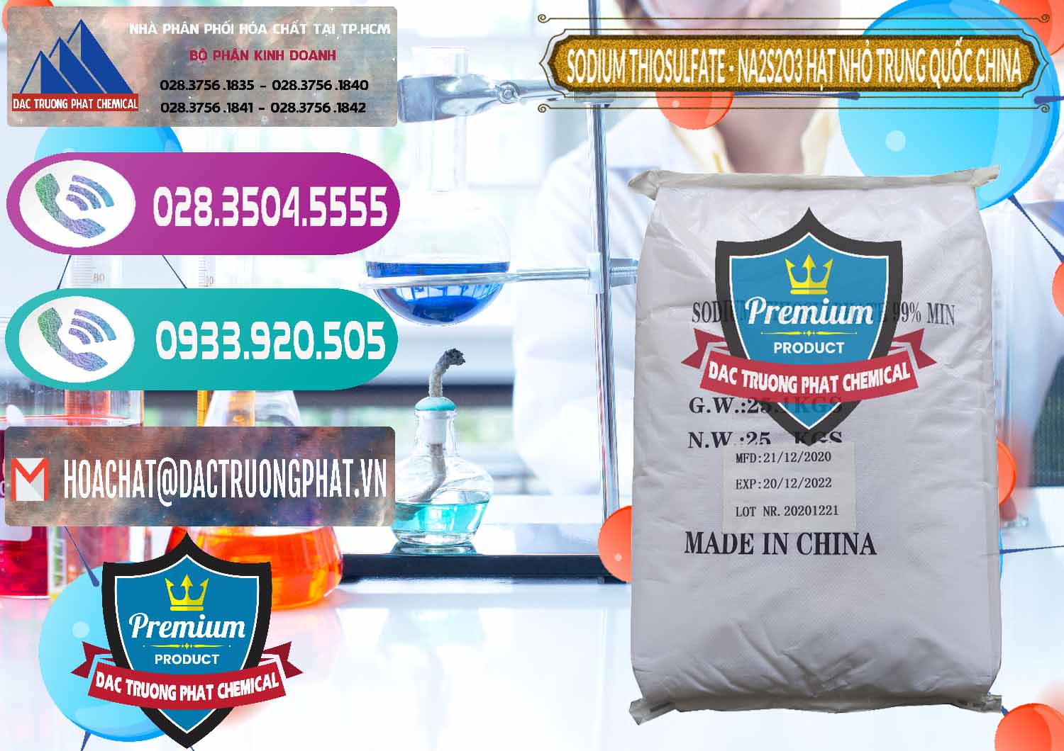 Nơi nhập khẩu _ bán Sodium Thiosulfate - NA2S2O3 Hạt Nhỏ Trung Quốc China - 0204 - Nơi chuyên bán ( cung cấp ) hóa chất tại TP.HCM - hoachatxulynuoc.com