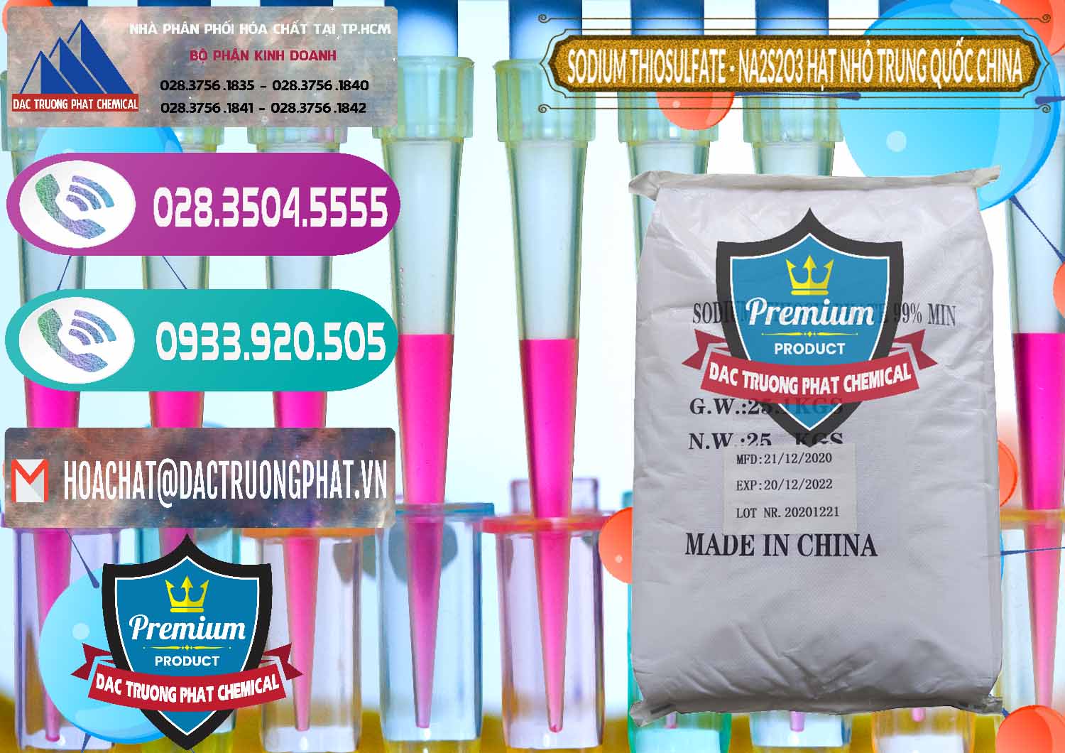 Nhà cung cấp ( bán ) Sodium Thiosulfate - NA2S2O3 Hạt Nhỏ Trung Quốc China - 0204 - Cty bán _ phân phối hóa chất tại TP.HCM - hoachatxulynuoc.com