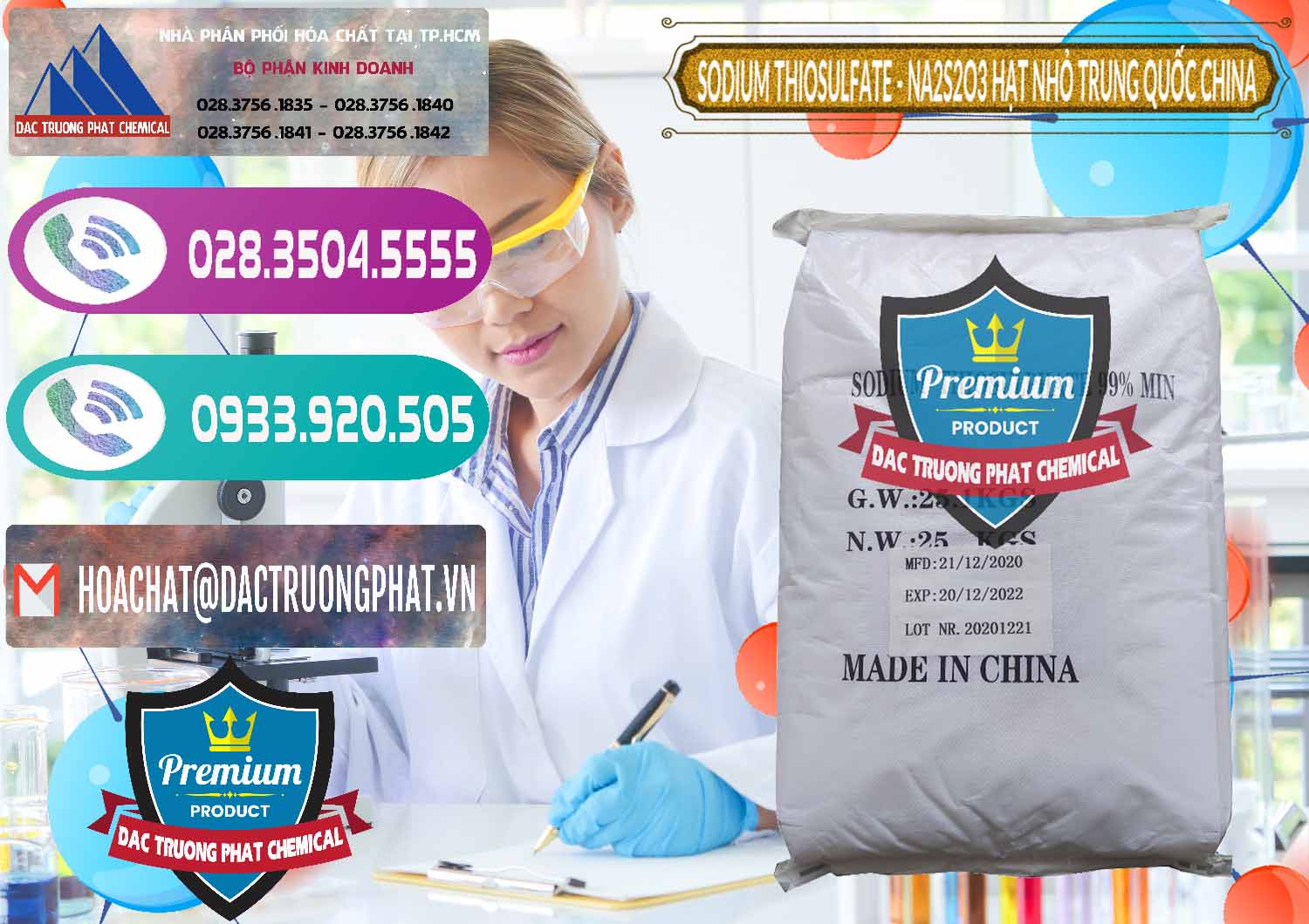 Công ty chuyên phân phối _ bán Sodium Thiosulfate - NA2S2O3 Hạt Nhỏ Trung Quốc China - 0204 - Cty chuyên nhập khẩu _ phân phối hóa chất tại TP.HCM - hoachatxulynuoc.com